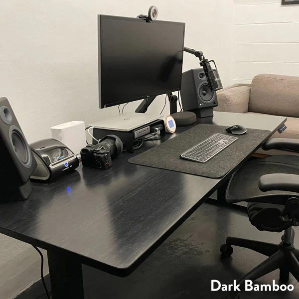 Desky Dual Bamboo Sit Stand Desk - Image 5