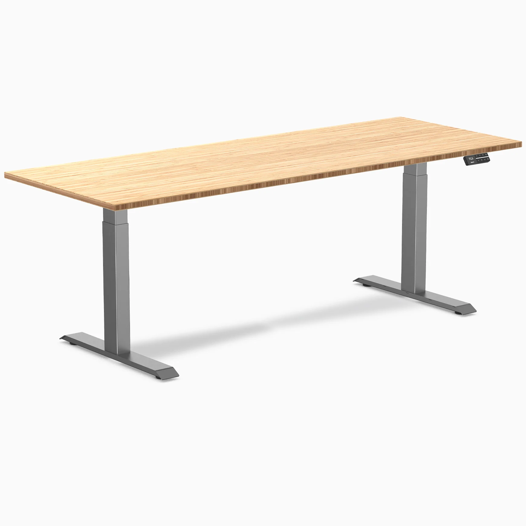 Desky Dual Bamboo Sit Stand Desk - Image 8
