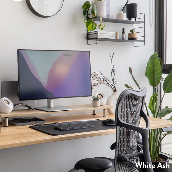 Almost Perfect Desky Dual Hardwood Sit Stand Desk - Image 12