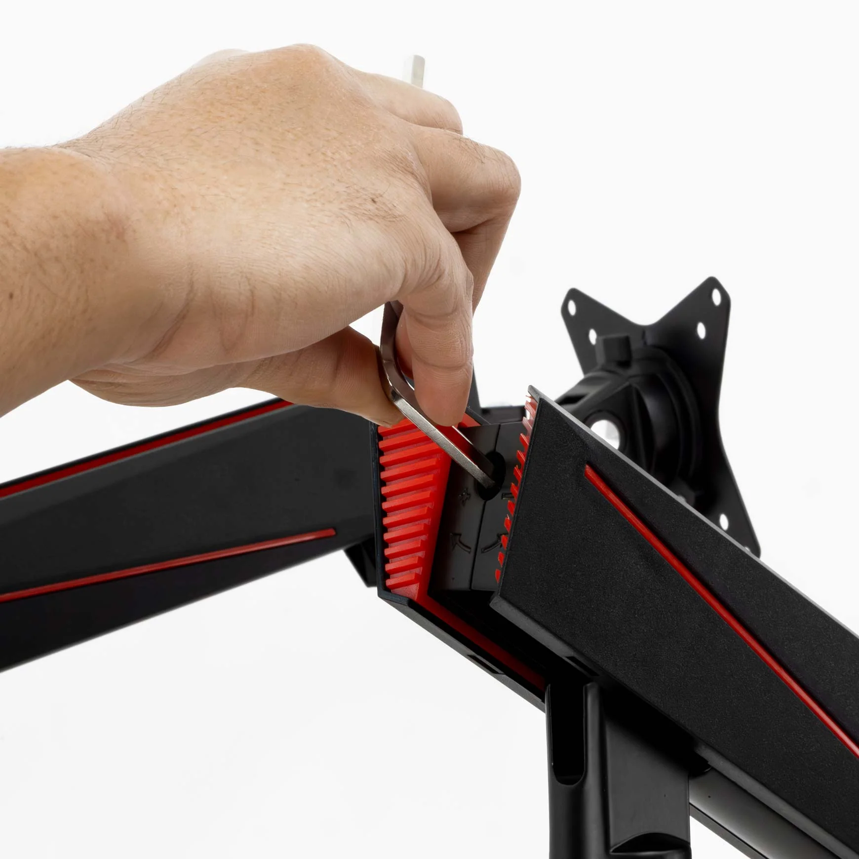 Desky Dual LED Gaming Monitor Arm - Image 11