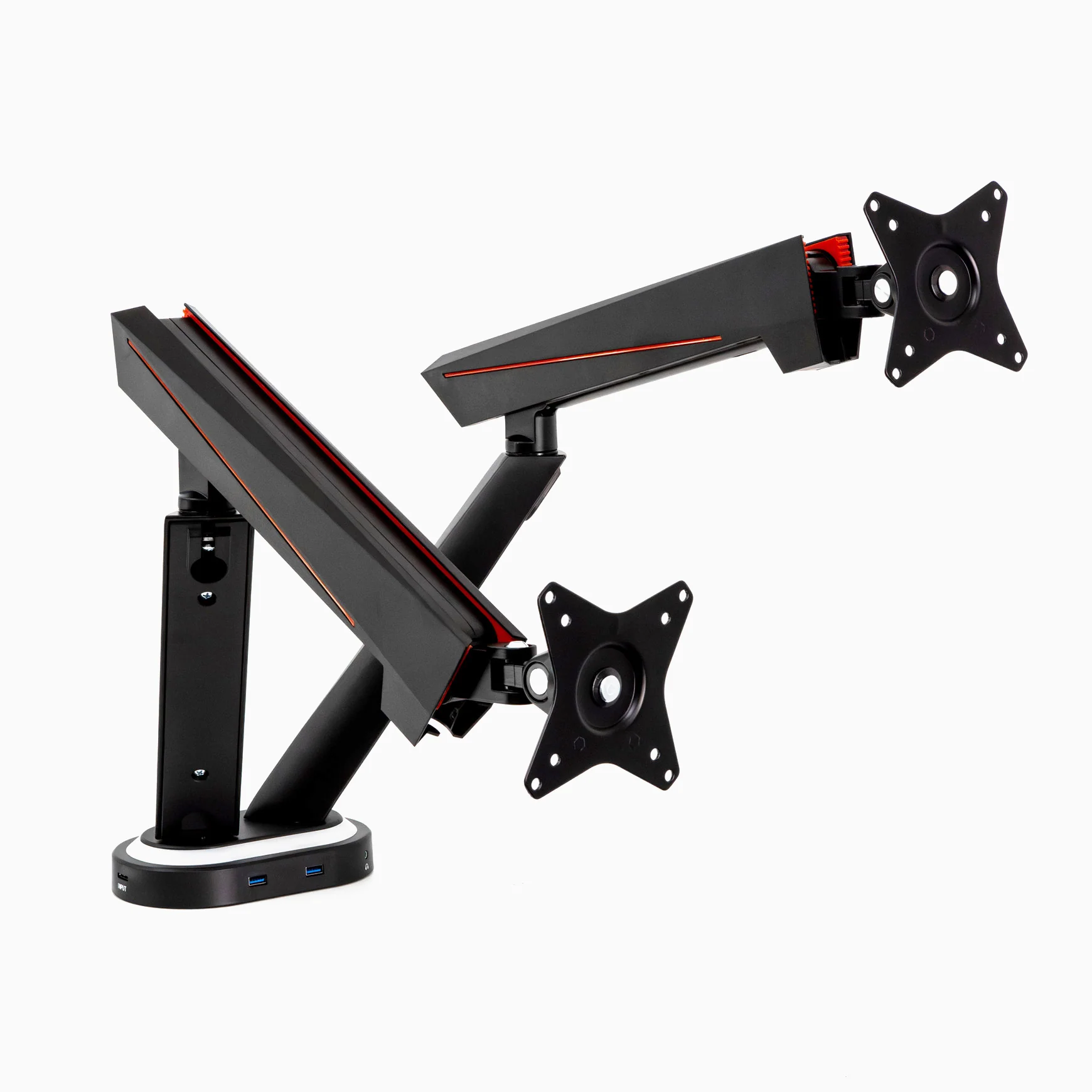 Desky Dual LED Gaming Monitor Arm - Image 13