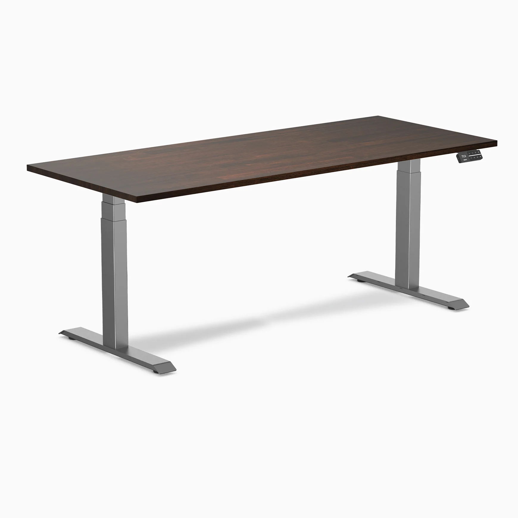 Desky Dual Rubberwood Sit Stand Desk - Image 14