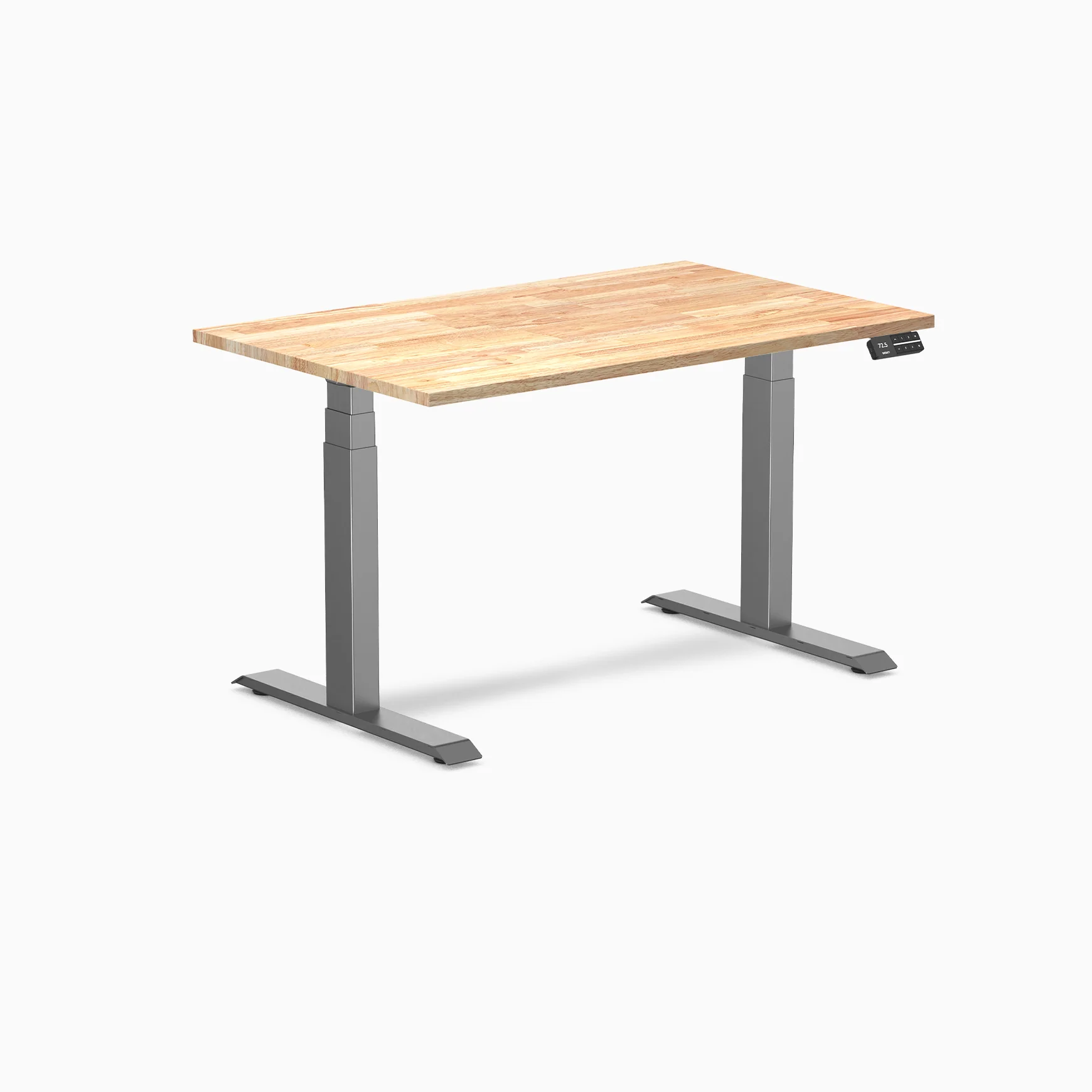 Desky Dual Rubberwood Sit Stand Desk - Image 18