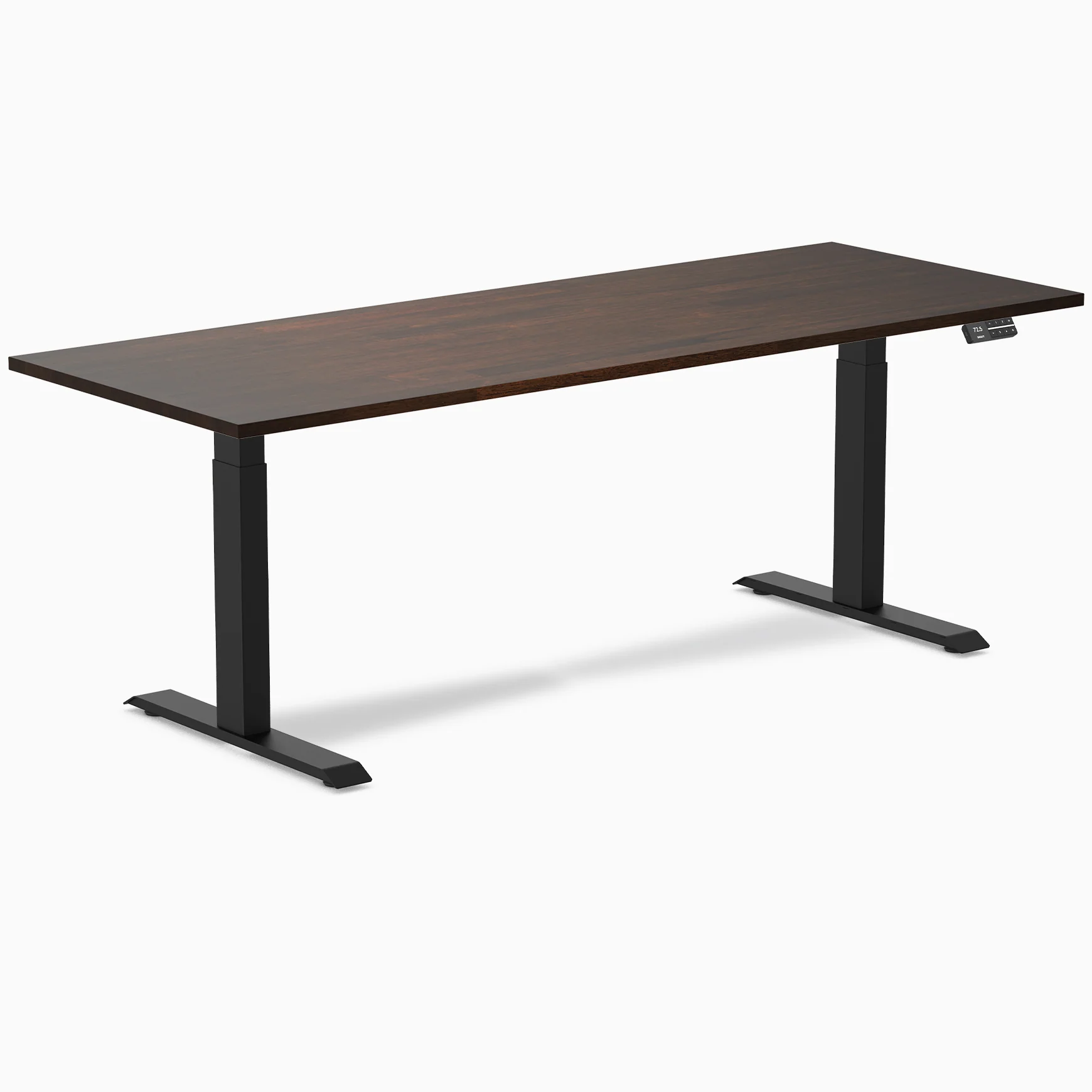 Desky Dual Rubberwood Sit Stand Desk - Image 21