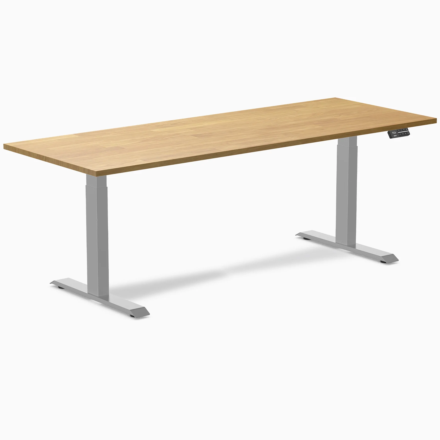 Desky Dual Rubberwood Sit Stand Desk - Image 28