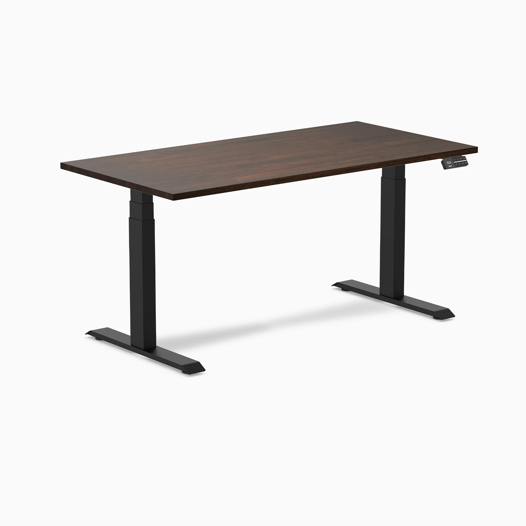 Desky Dual Rubberwood Sit Stand Desk - Image 37
