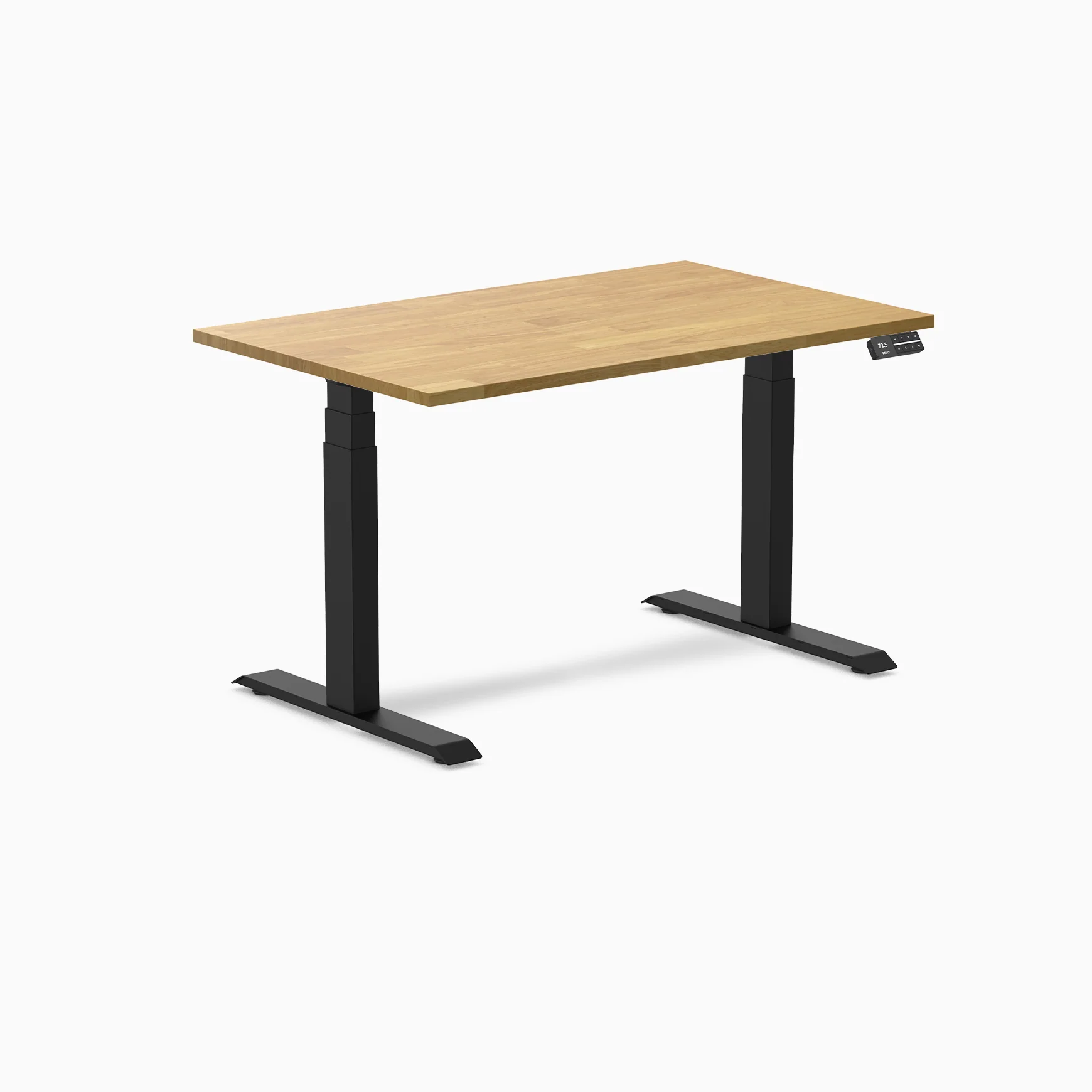 Desky Dual Rubberwood Sit Stand Desk - Image 43