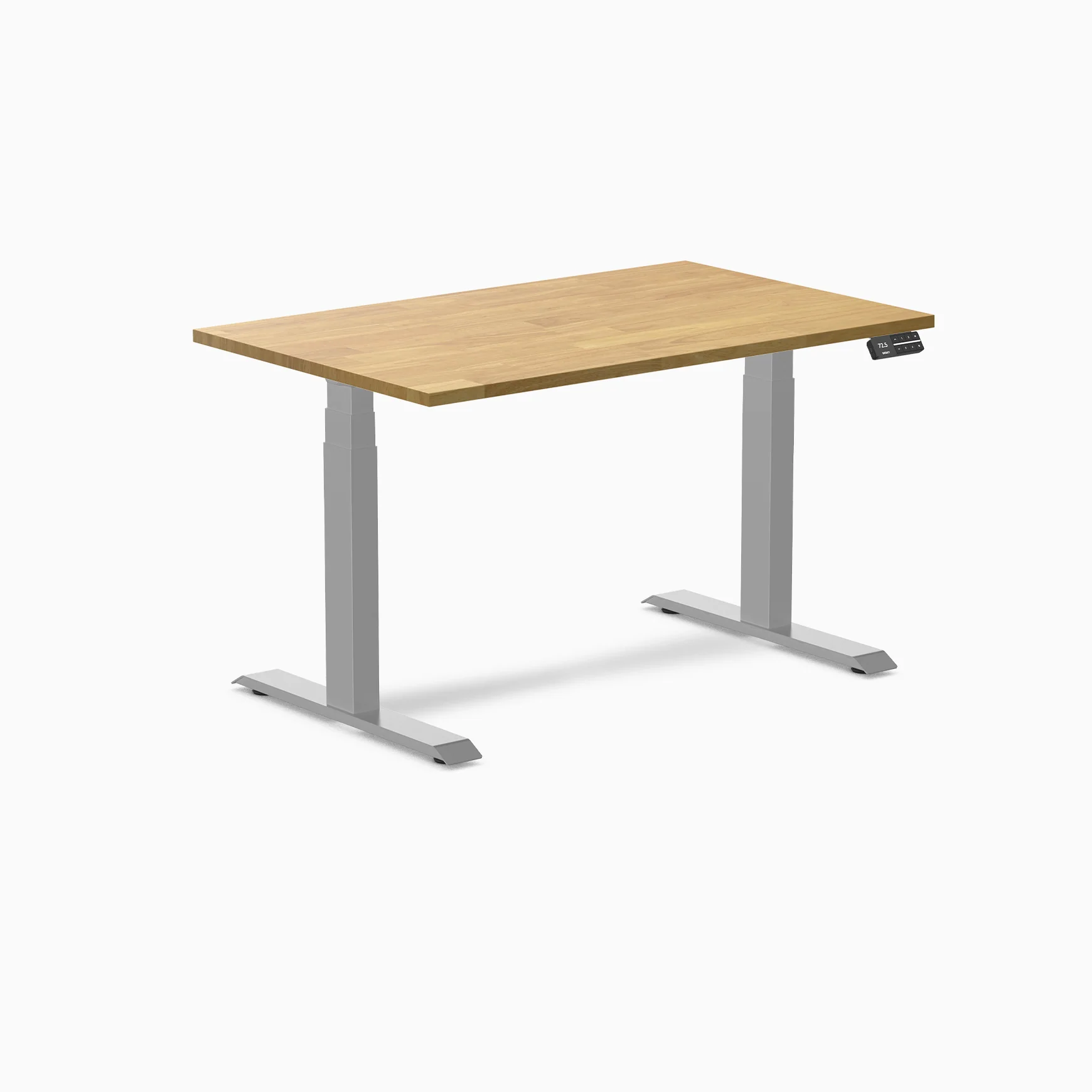 Desky Dual Rubberwood Sit Stand Desk - Image 45