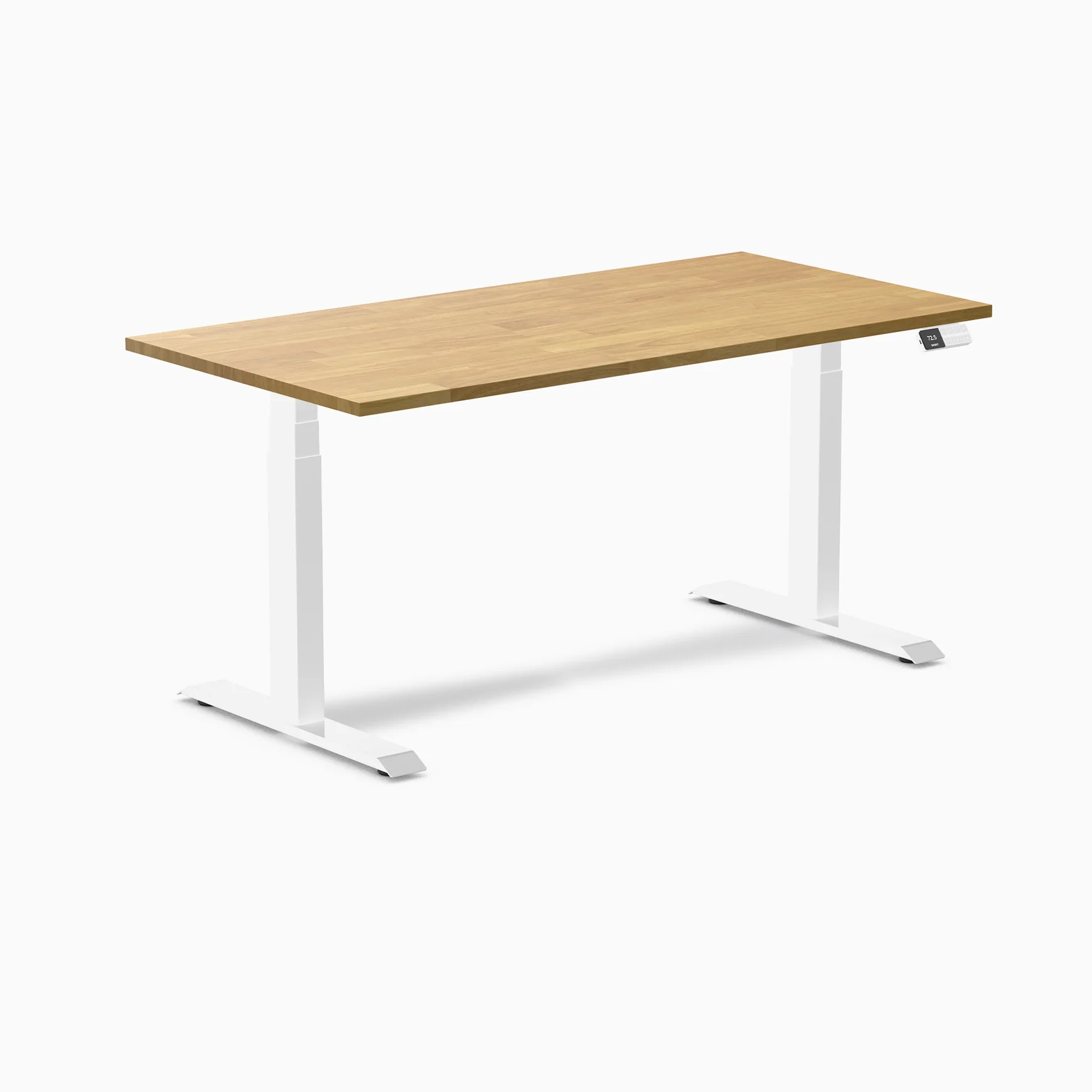 Desky Dual Rubberwood Sit Stand Desk - Image 47