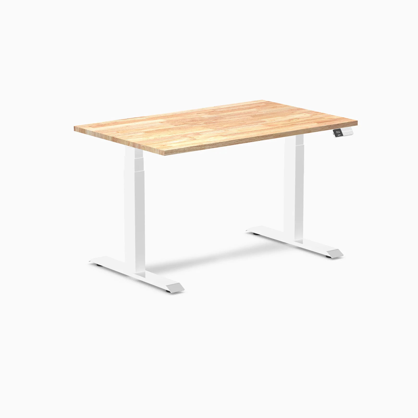 Desky Dual Rubberwood Sit Stand Desk - Image 53