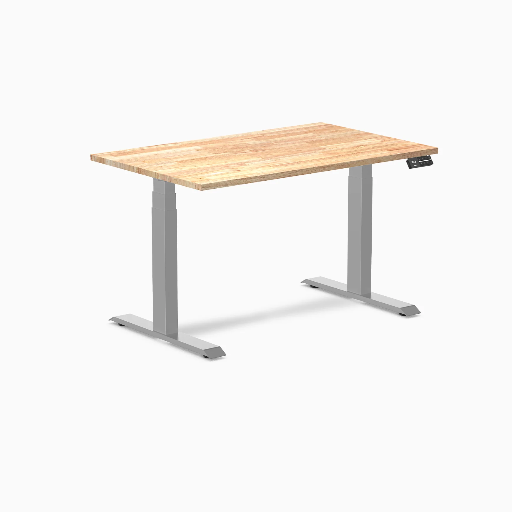 Desky Dual Rubberwood Sit Stand Desk - Image 54