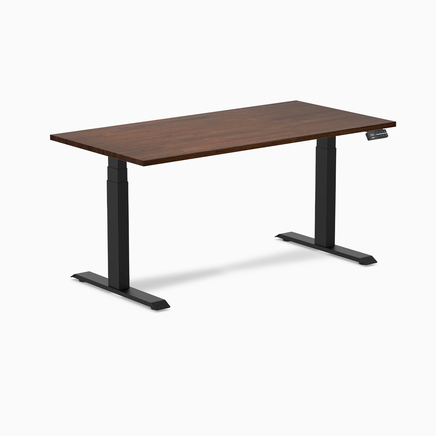 Desky Dual Rubberwood Sit Stand Desk - Image 65