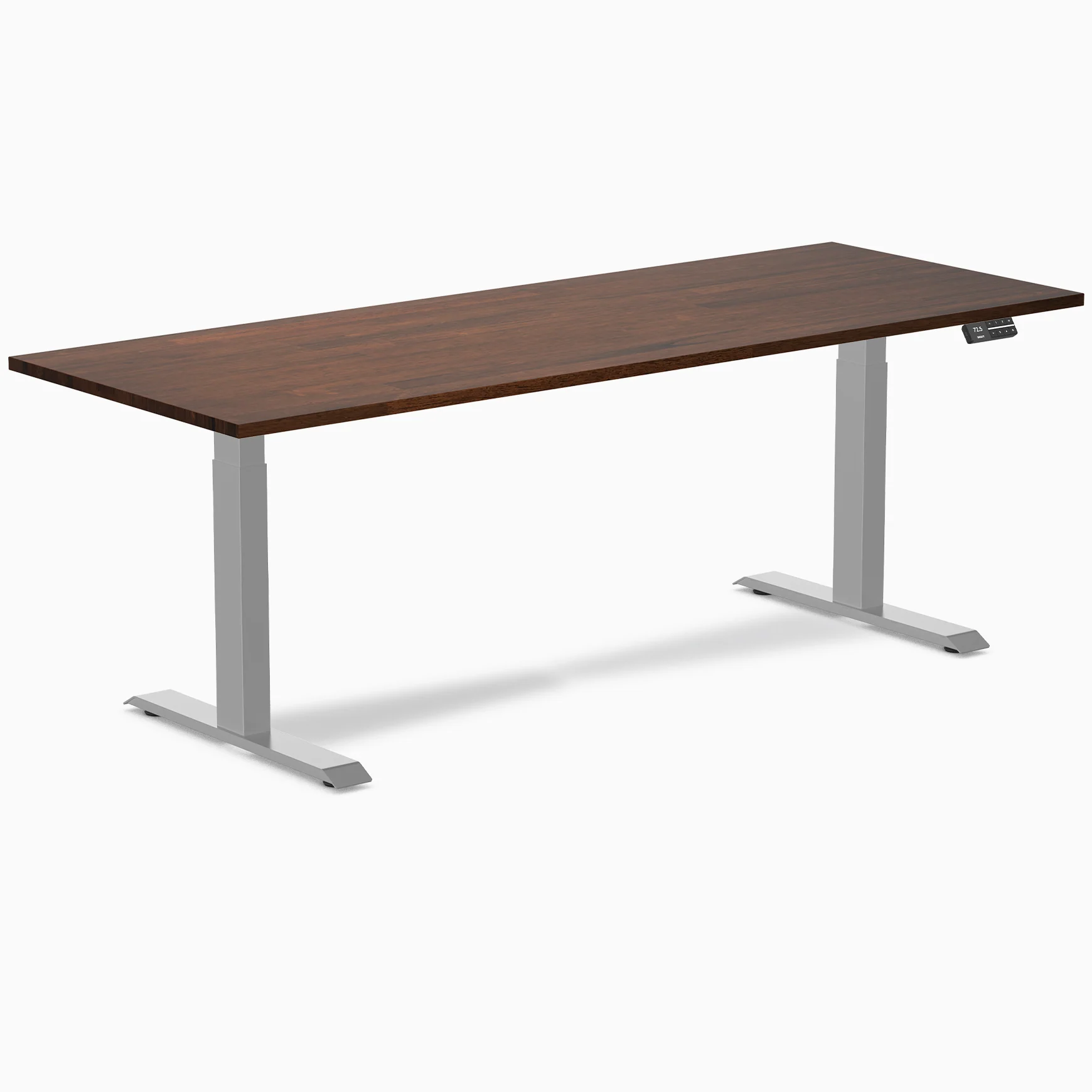 Desky Dual Rubberwood Sit Stand Desk - Image 76