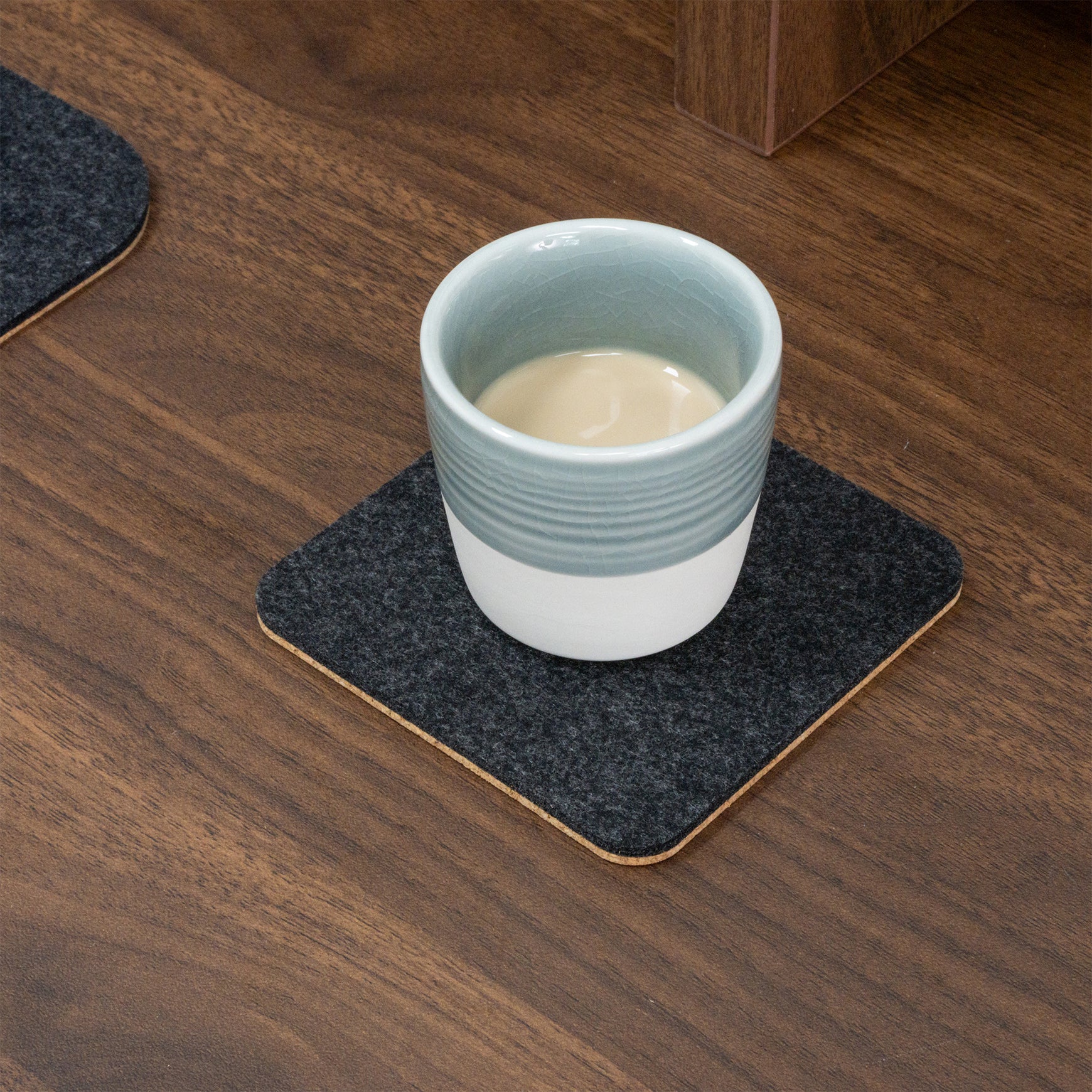 Almost Perfect Desky Felt/Cork Coaster - Image 3