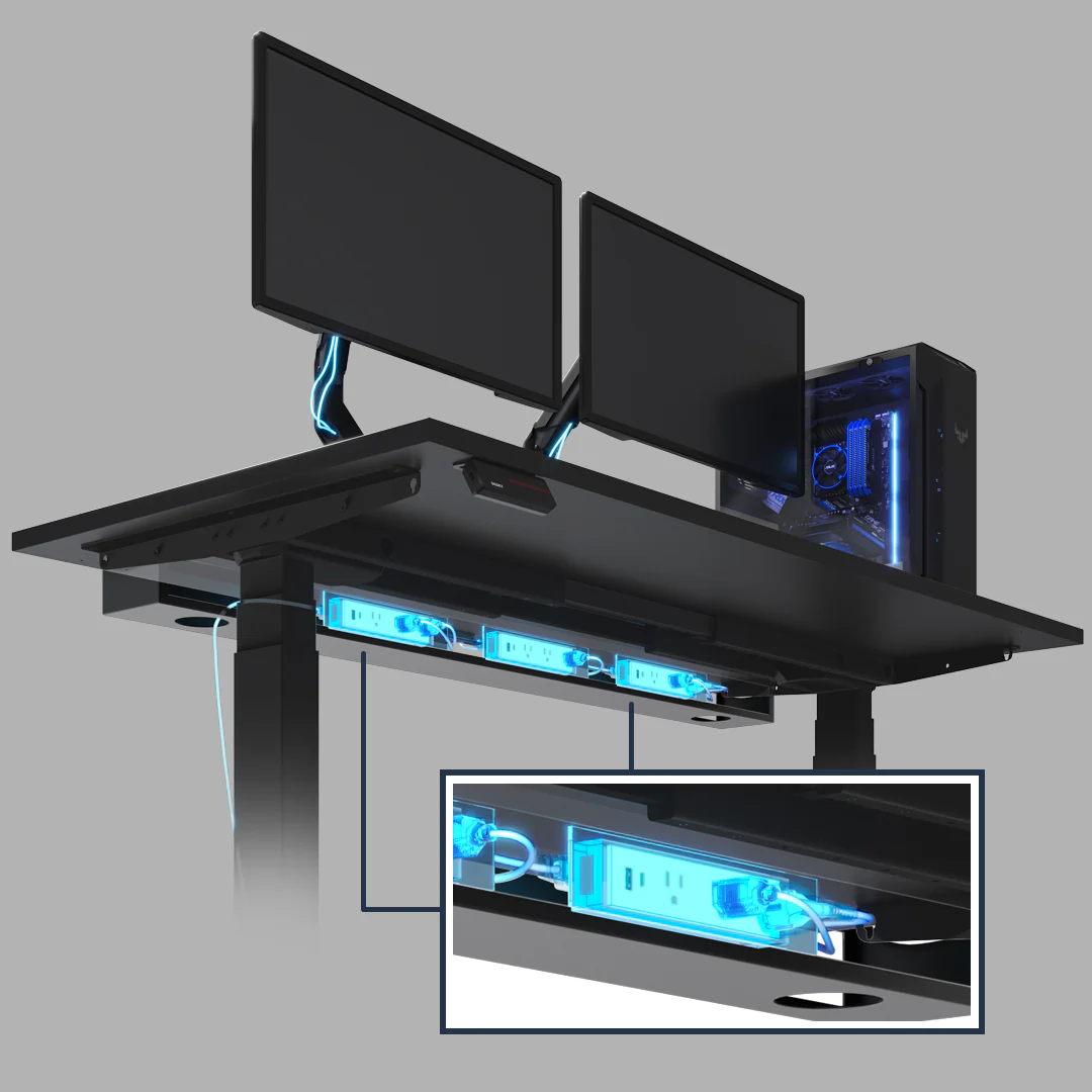 Desky Integrated Cable & Power Channel - Image 3