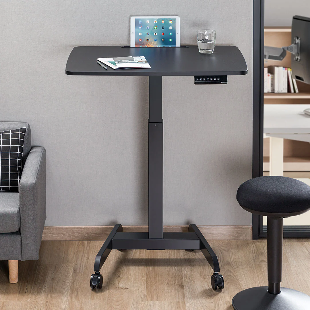 Desky Single Sit Stand Pedestal Desk - Image 3
