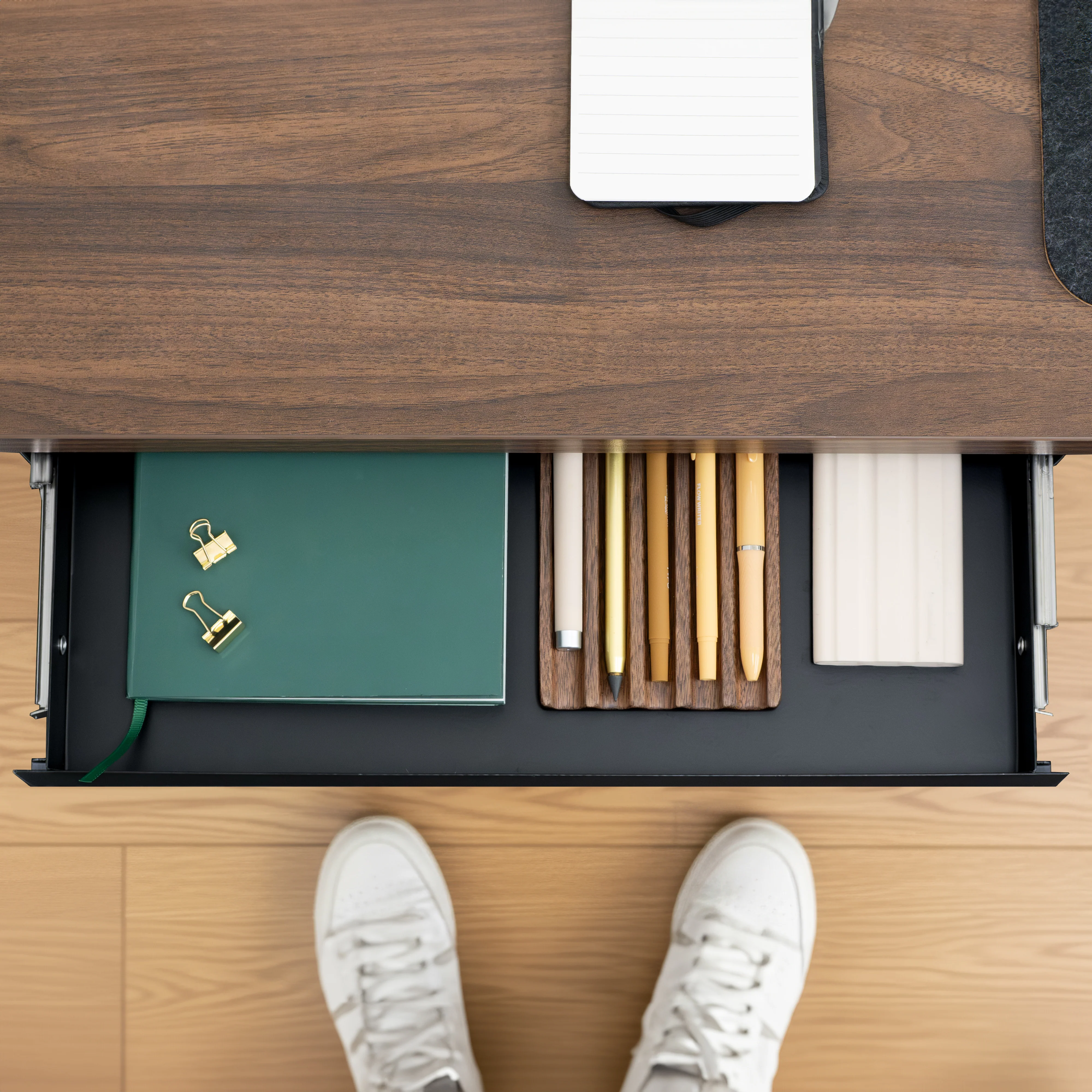 Desky Ultra Slim Under Desk Drawer - Image 4