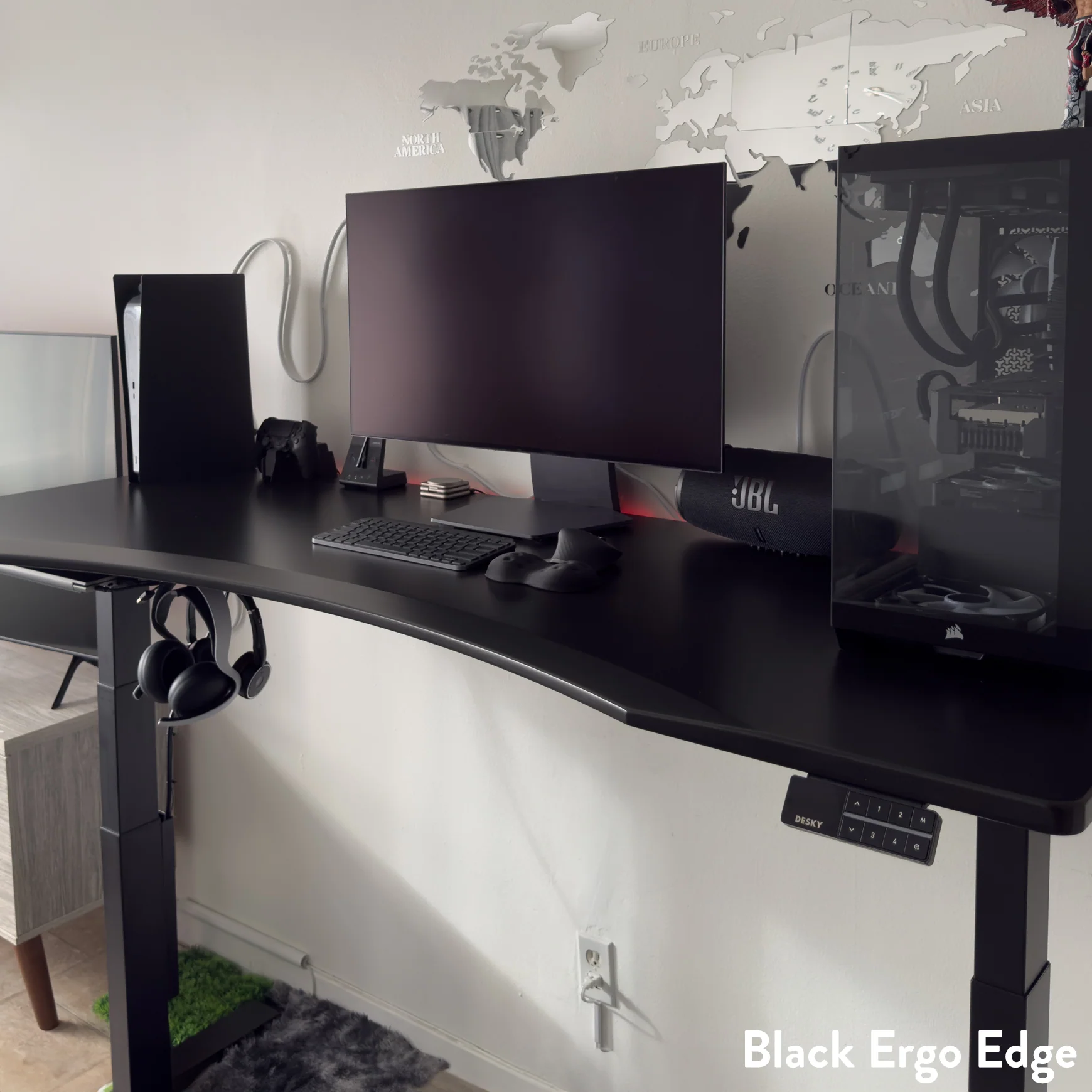 Desky Alpha Dual Sit Stand Gaming Desk - Image 6