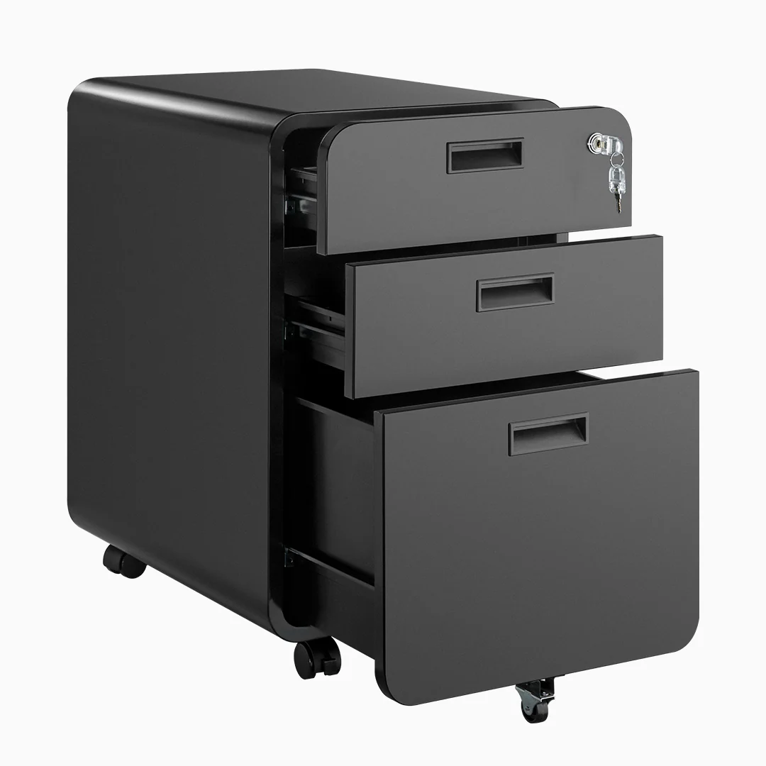 Desky 3 Drawer Mobile Filing Cabinet - Image 11