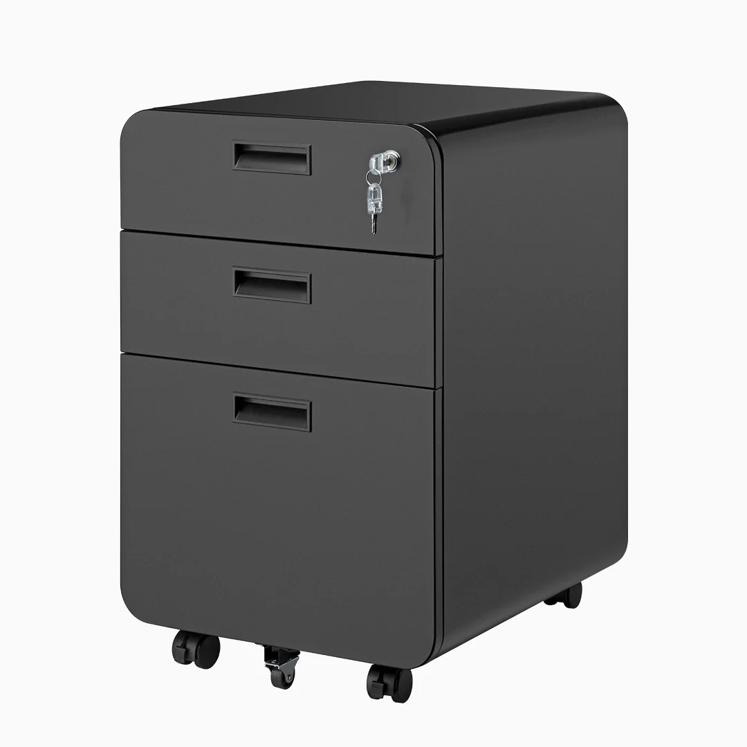 Desky 3 Drawer Mobile Filing Cabinet - Image 12