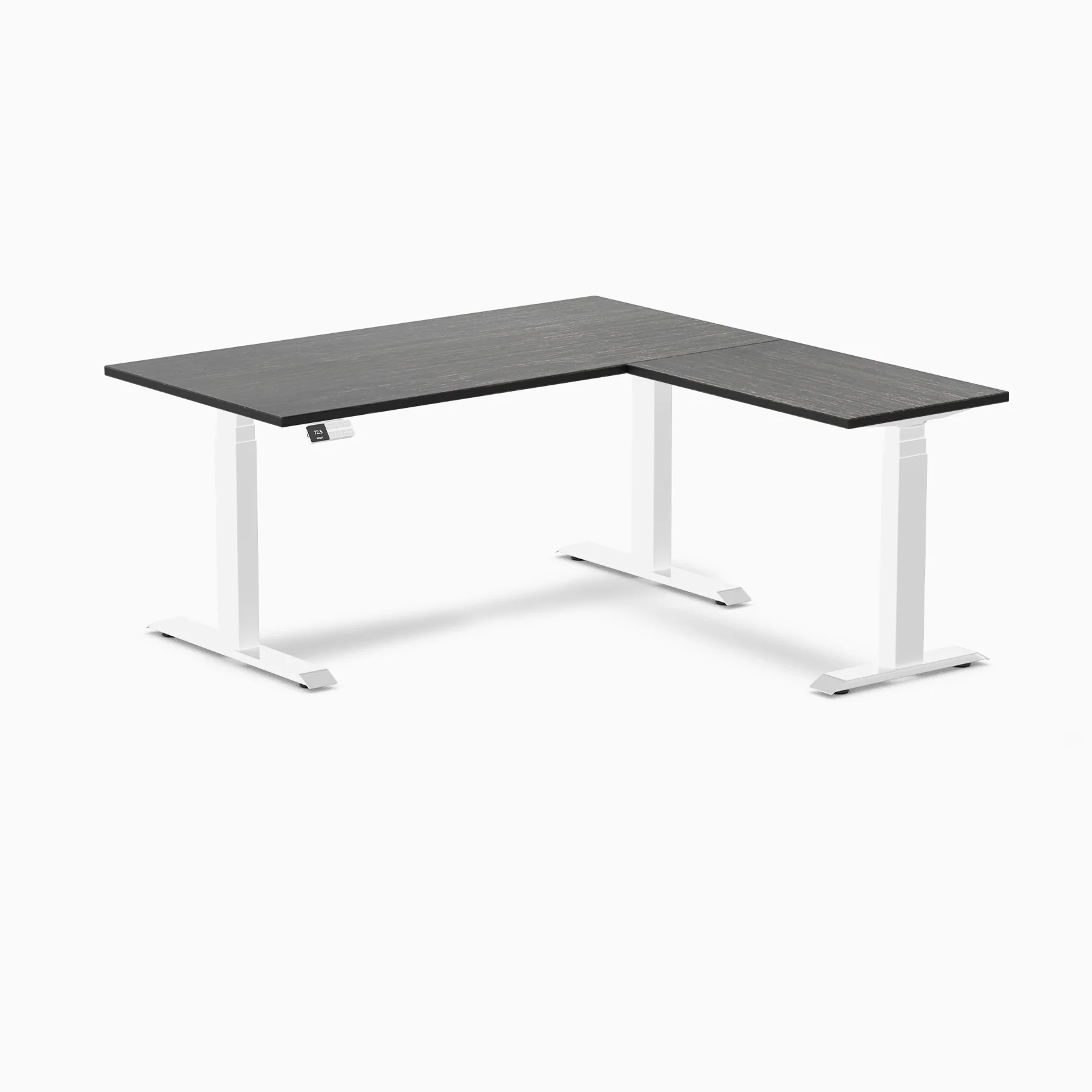 Desky Bamboo L-Shape Sit Stand Desk - Image 14