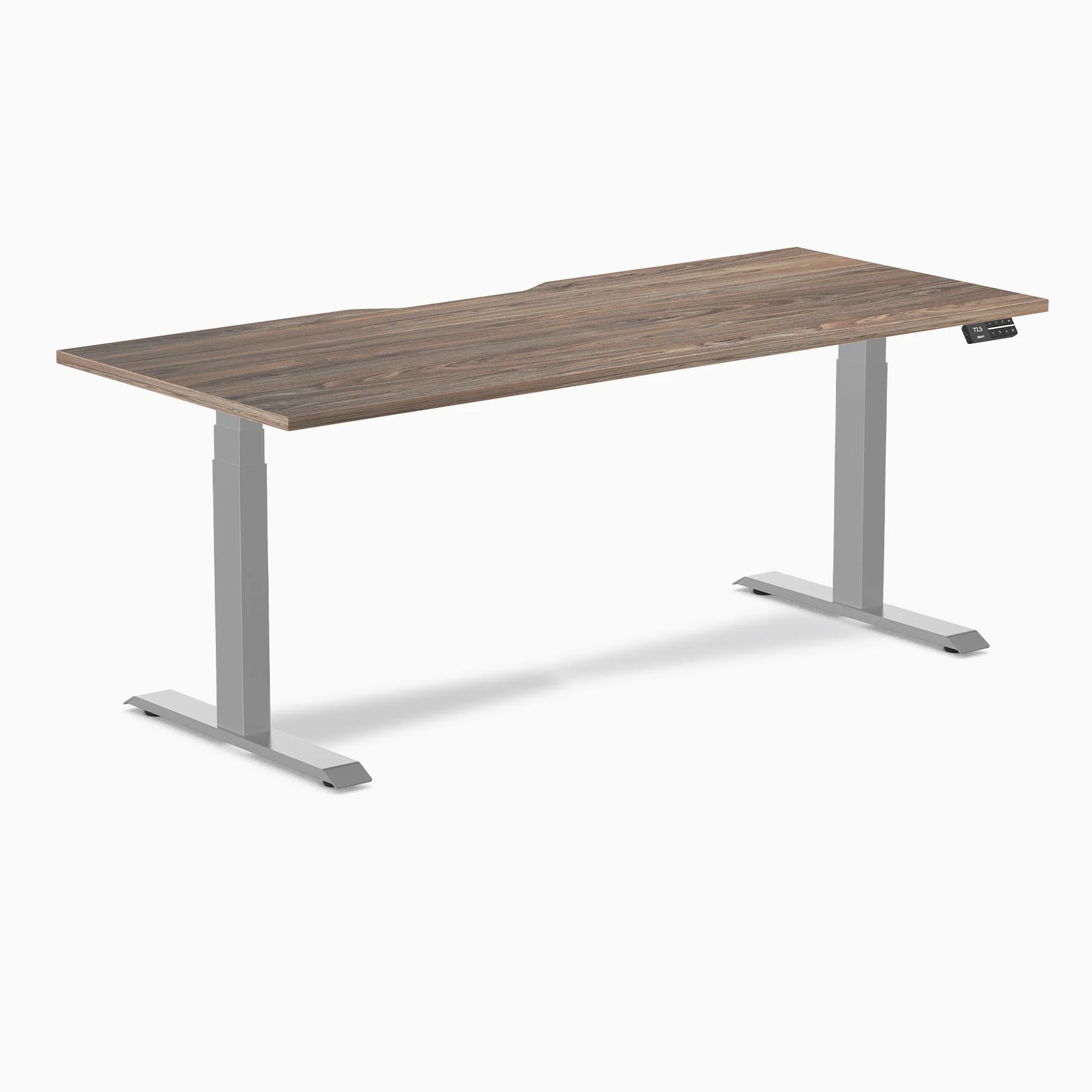 Desky Dual Scalloped Laminate Sit Stand Desk - Image 104