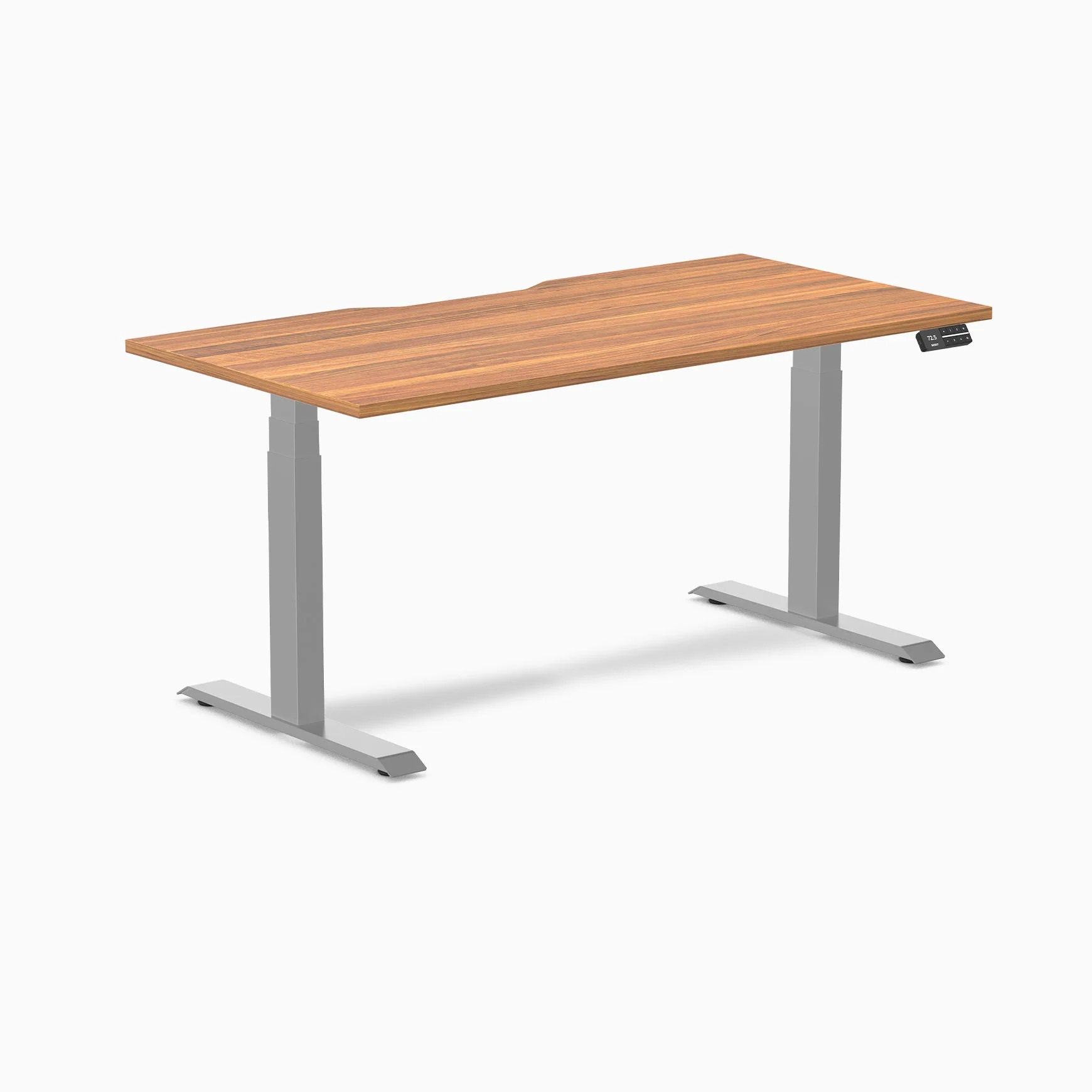Desky Dual Scalloped Laminate Sit Stand Desk - Image 109
