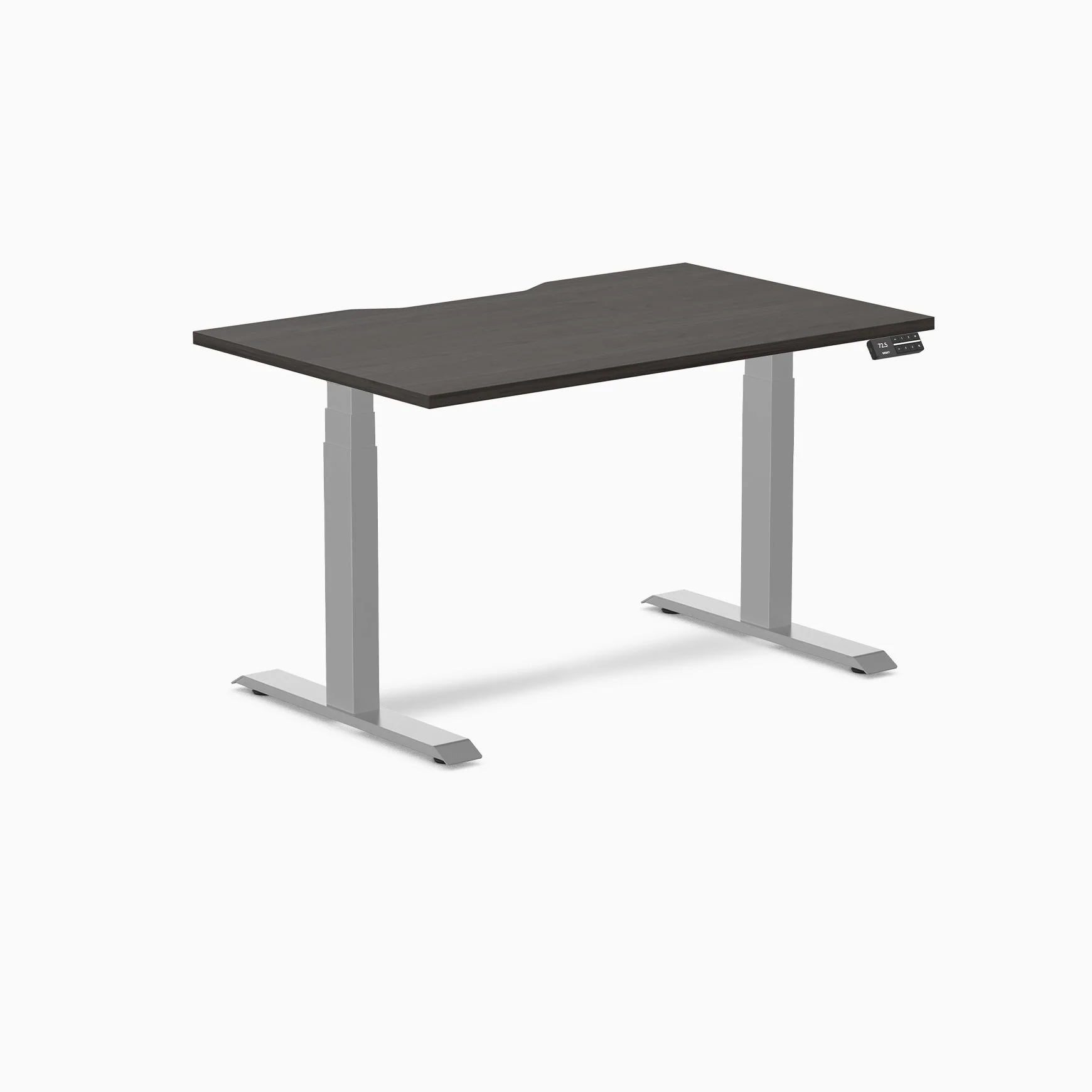 Desky Dual Scalloped Laminate Sit Stand Desk - Image 111