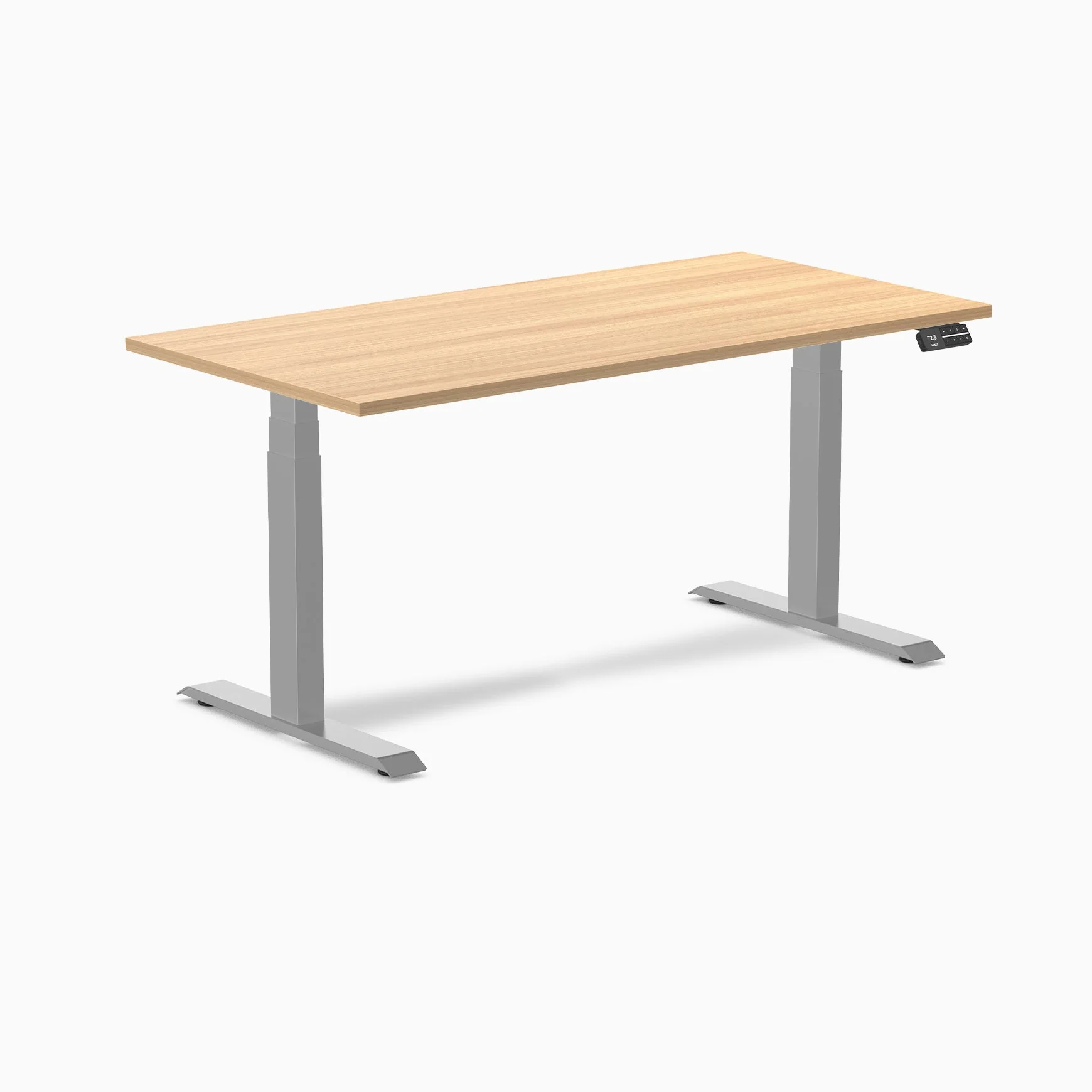 Desky Dual Scalloped Laminate Sit Stand Desk - Image 115