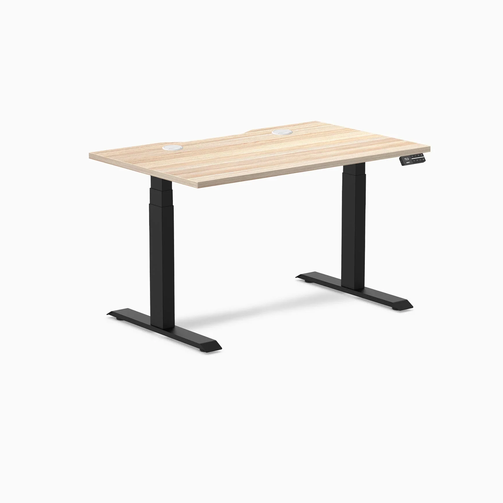 Desky Dual Scalloped Laminate Sit Stand Desk - Image 144