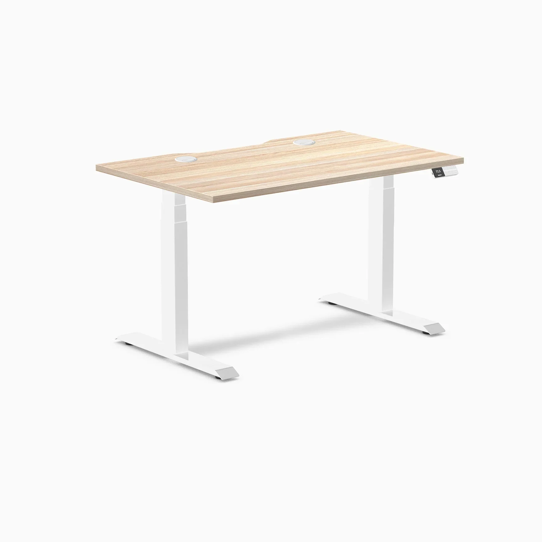 Desky Dual Scalloped Laminate Sit Stand Desk - Image 145