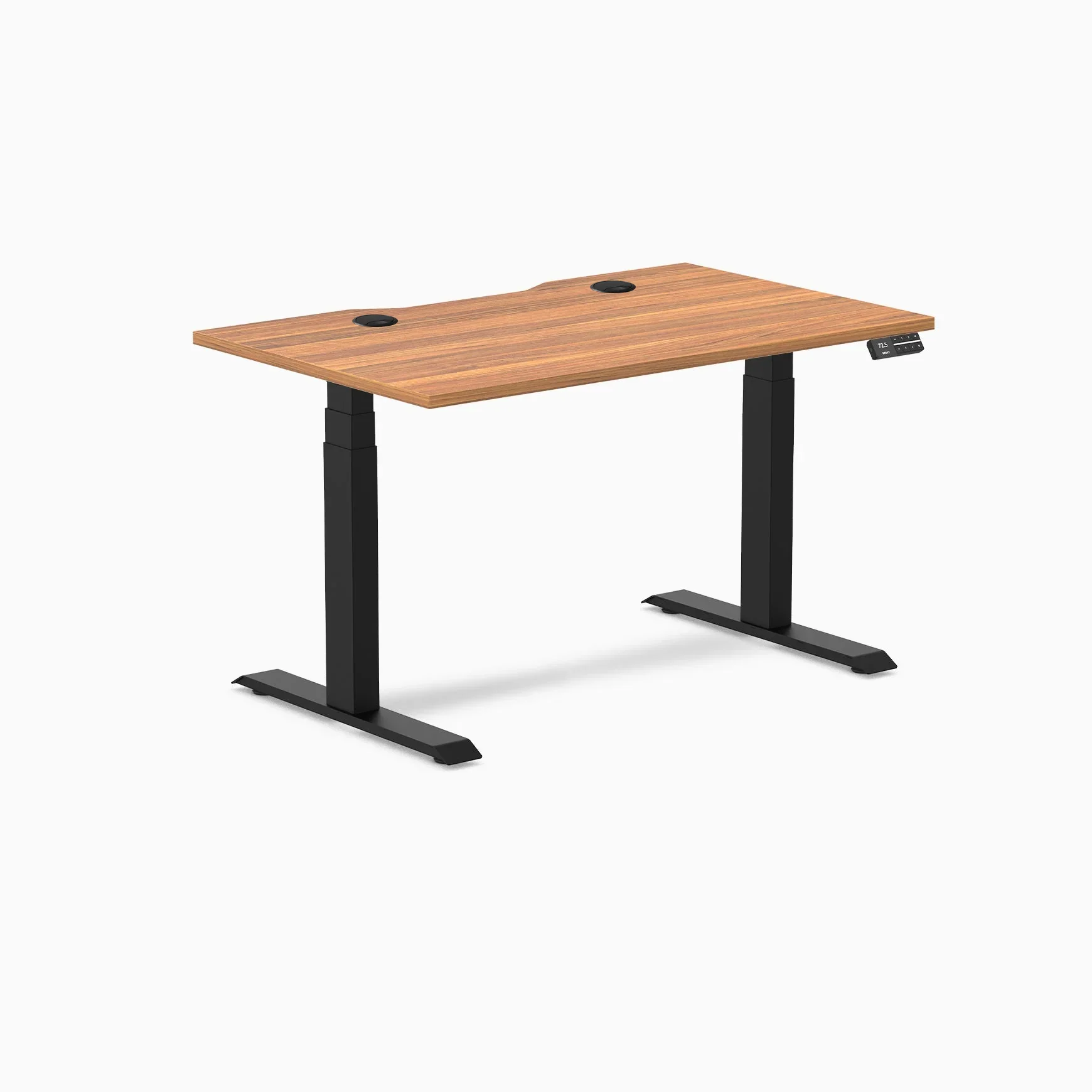 Desky Dual Scalloped Laminate Sit Stand Desk - Image 180