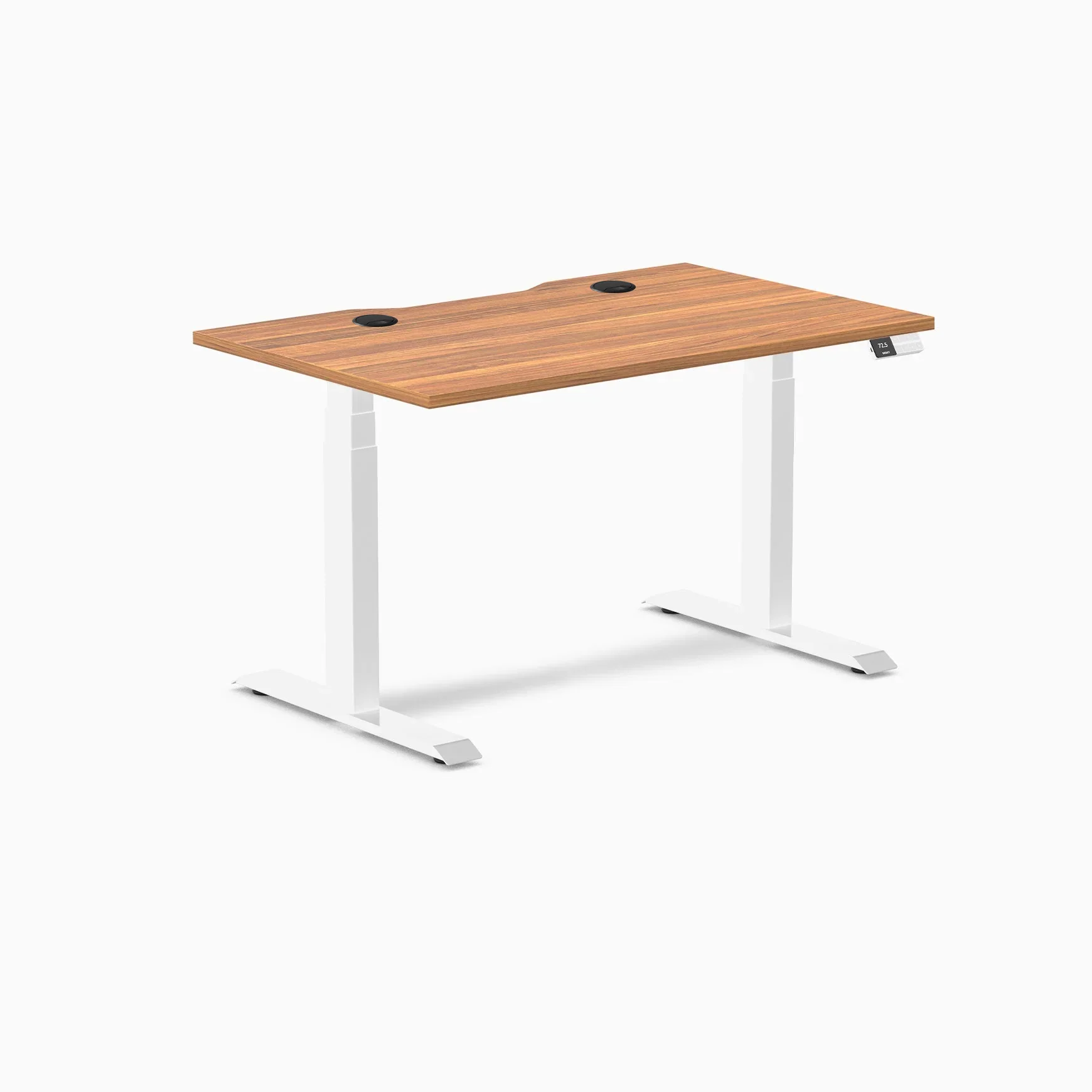 Desky Dual Scalloped Laminate Sit Stand Desk - Image 181