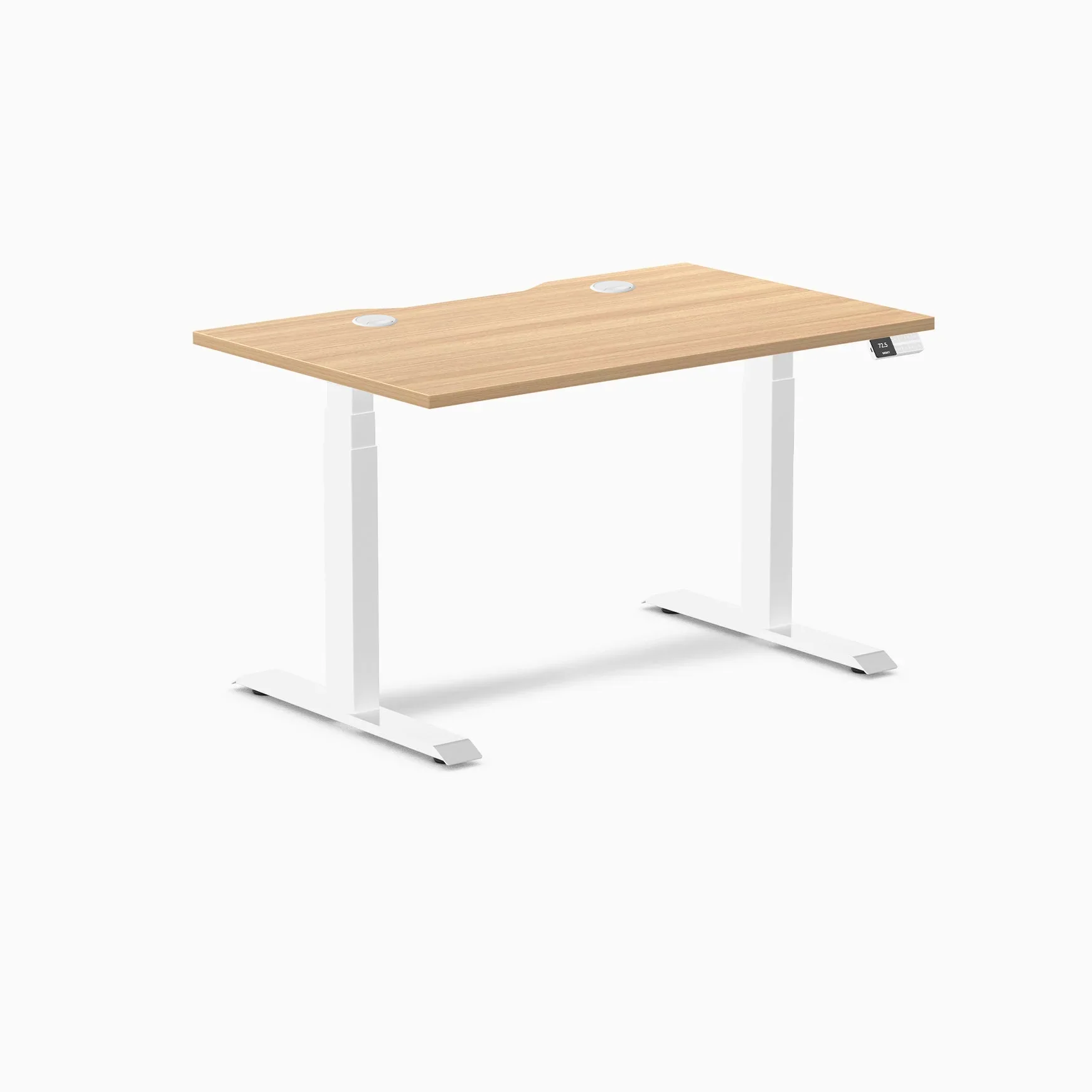 Desky Dual Scalloped Laminate Sit Stand Desk - Image 205