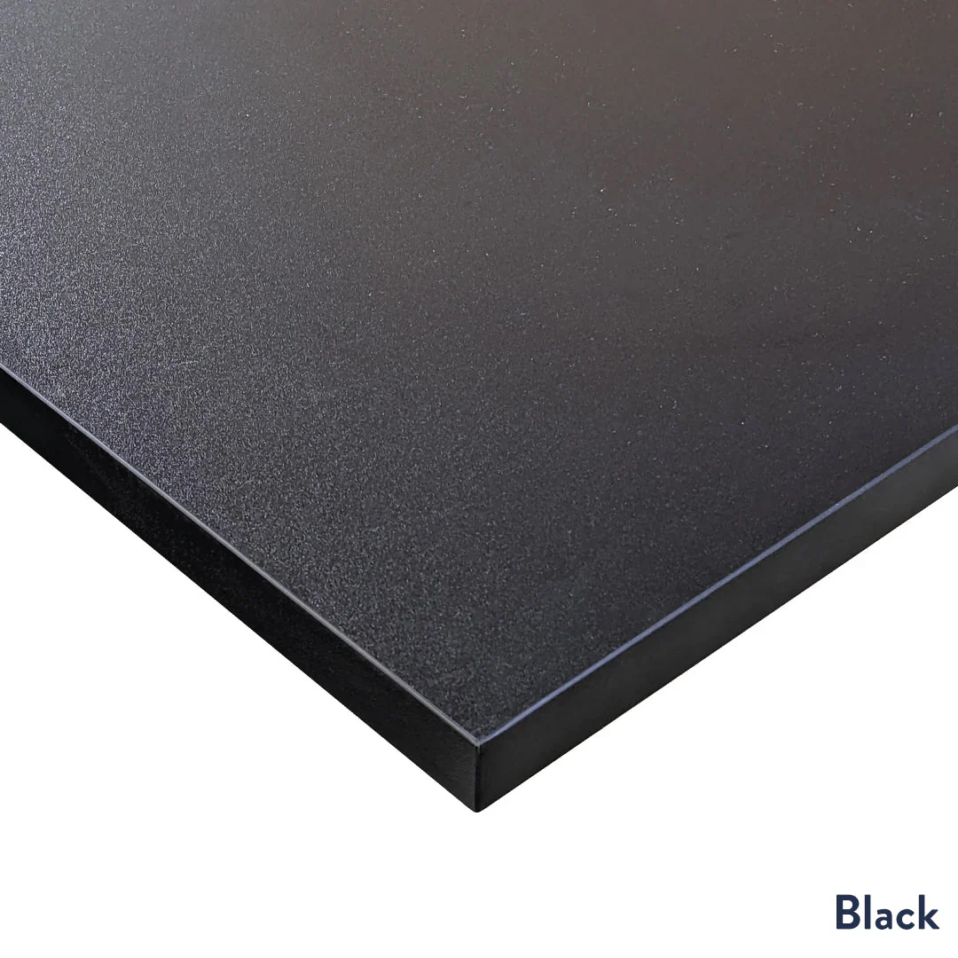 Desky Dual Scalloped Laminate Sit Stand Desk - Image 5