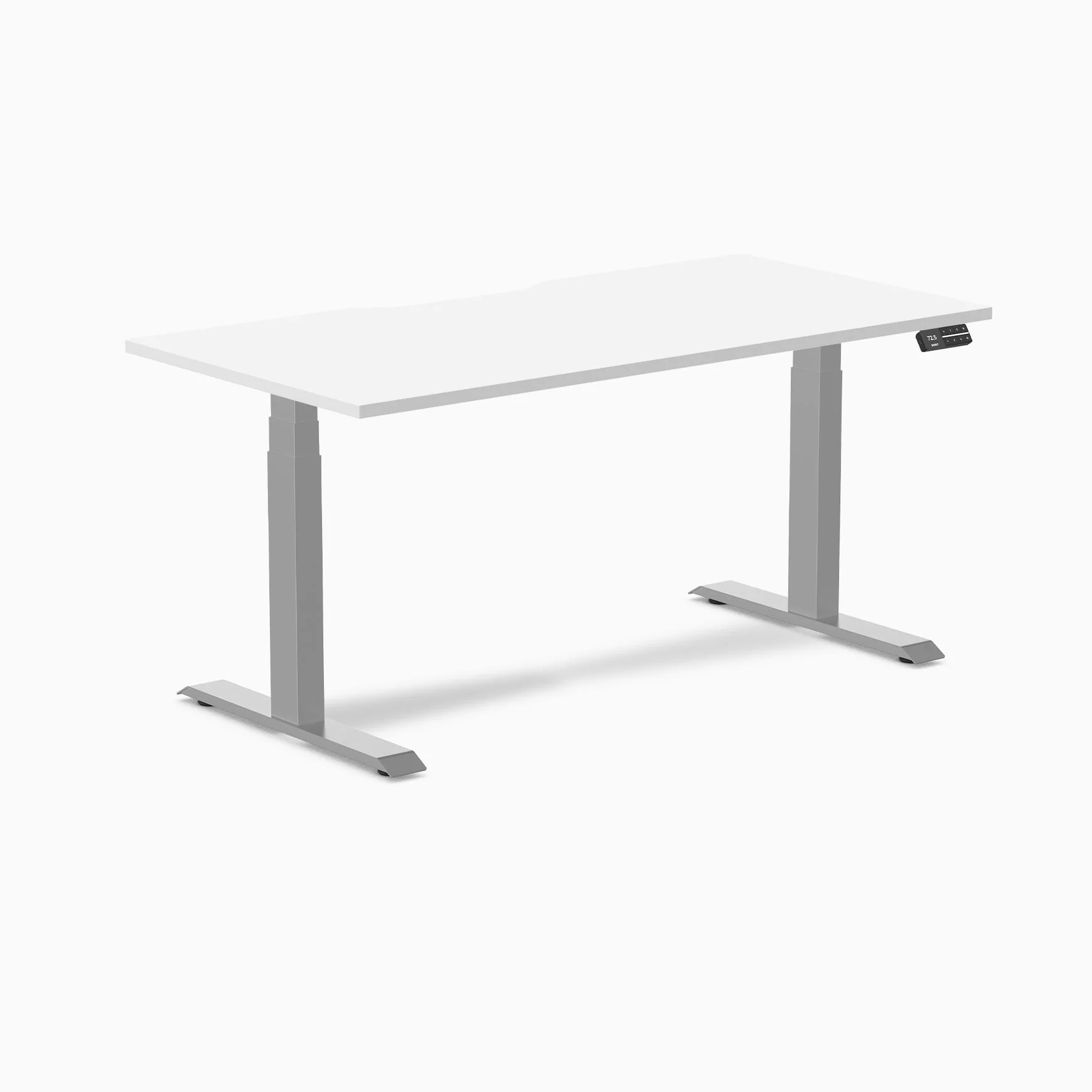 Desky Dual Scalloped Laminate Sit Stand Desk - Image 94