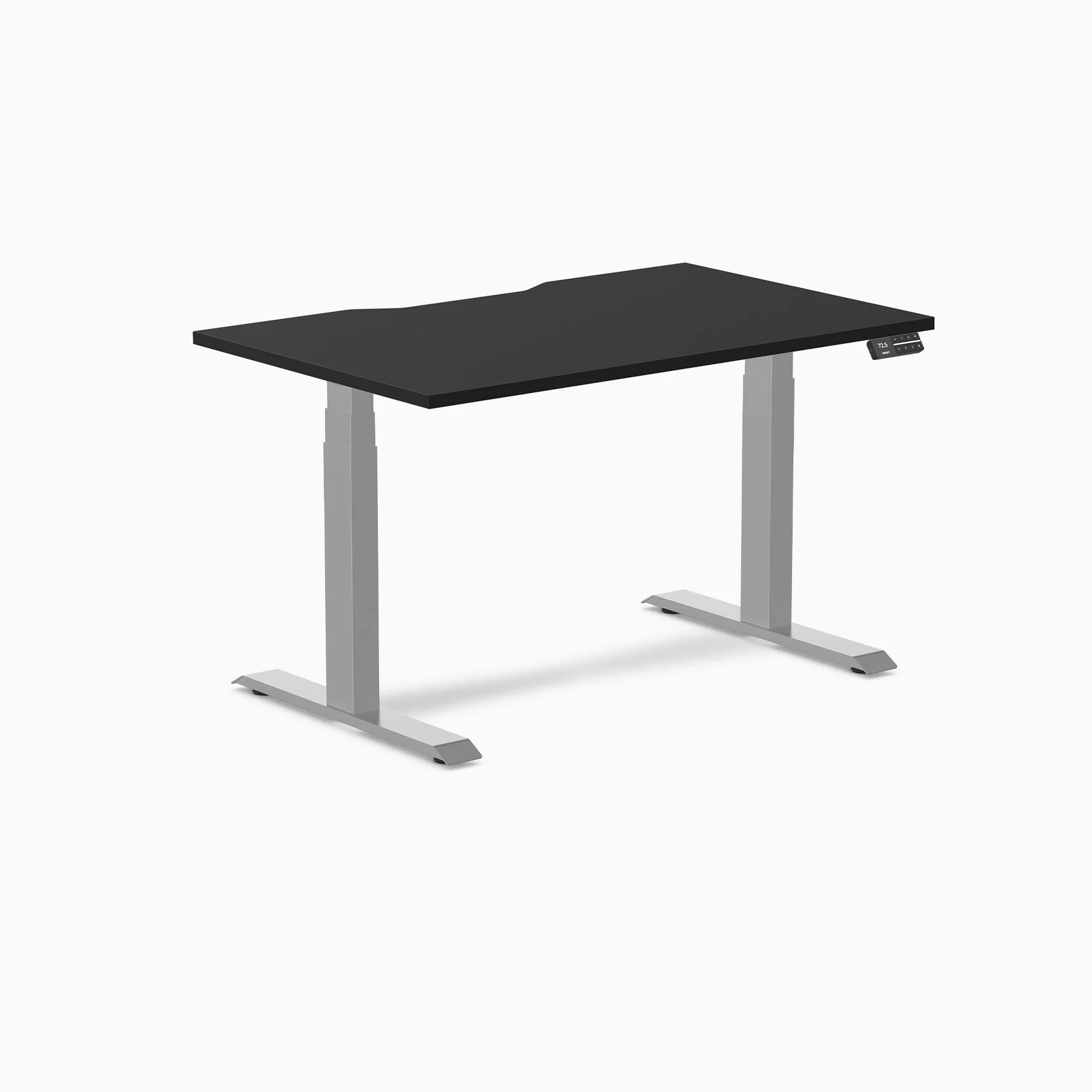 Desky Dual Scalloped Laminate Sit Stand Desk - Image 96