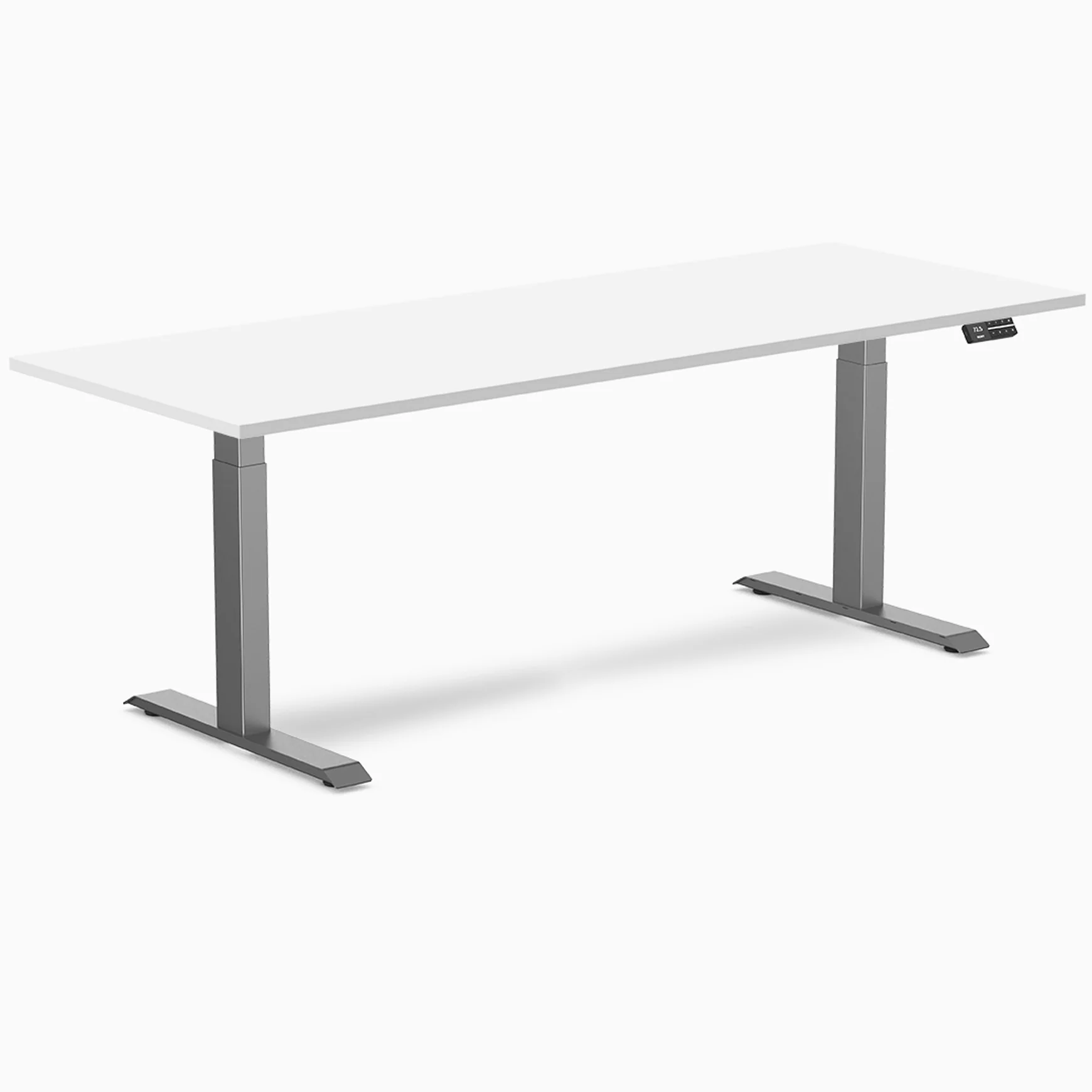 Desky Dual Laminate Sit Stand Desk - Image 101