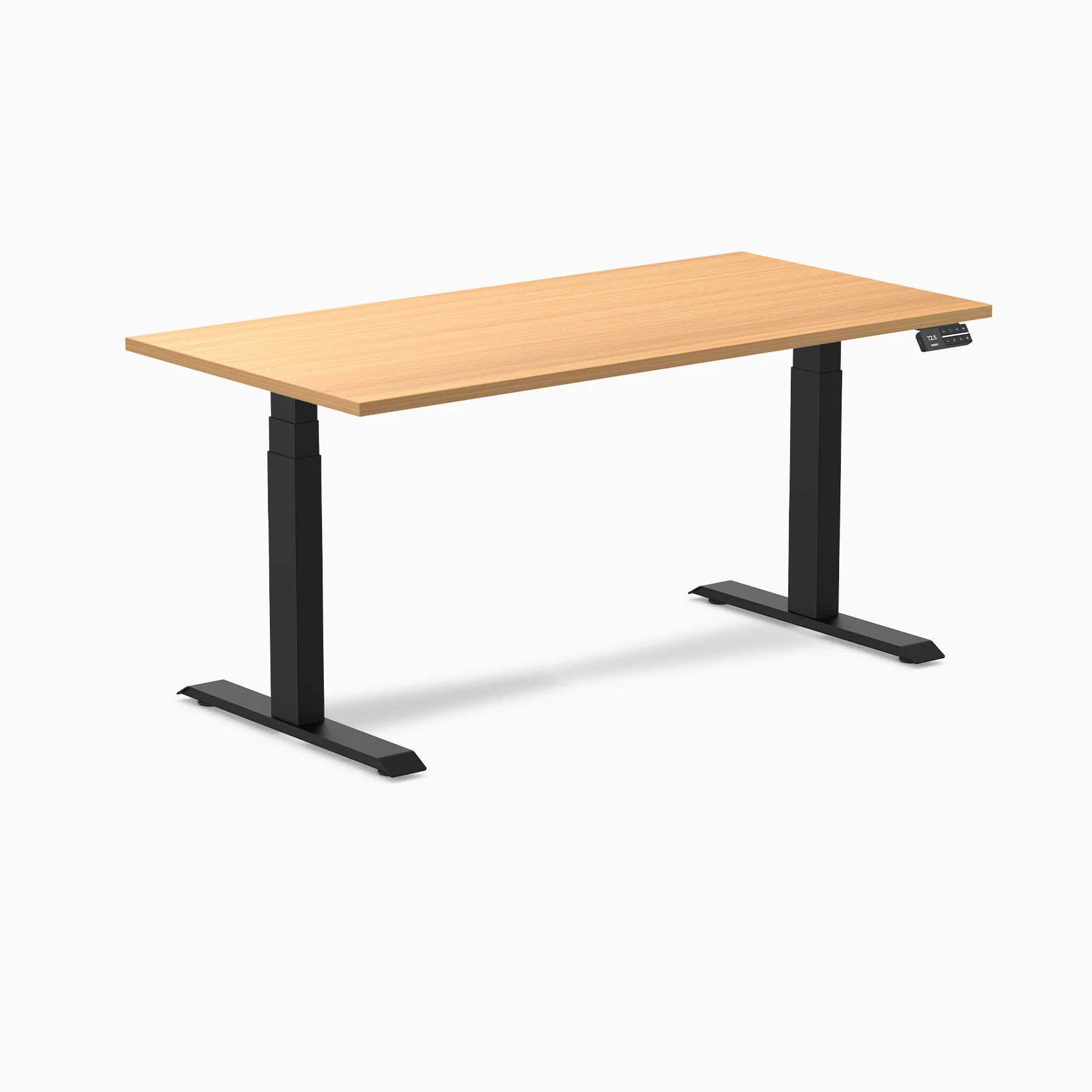 Desky Dual Laminate Sit Stand Desk - Image 123
