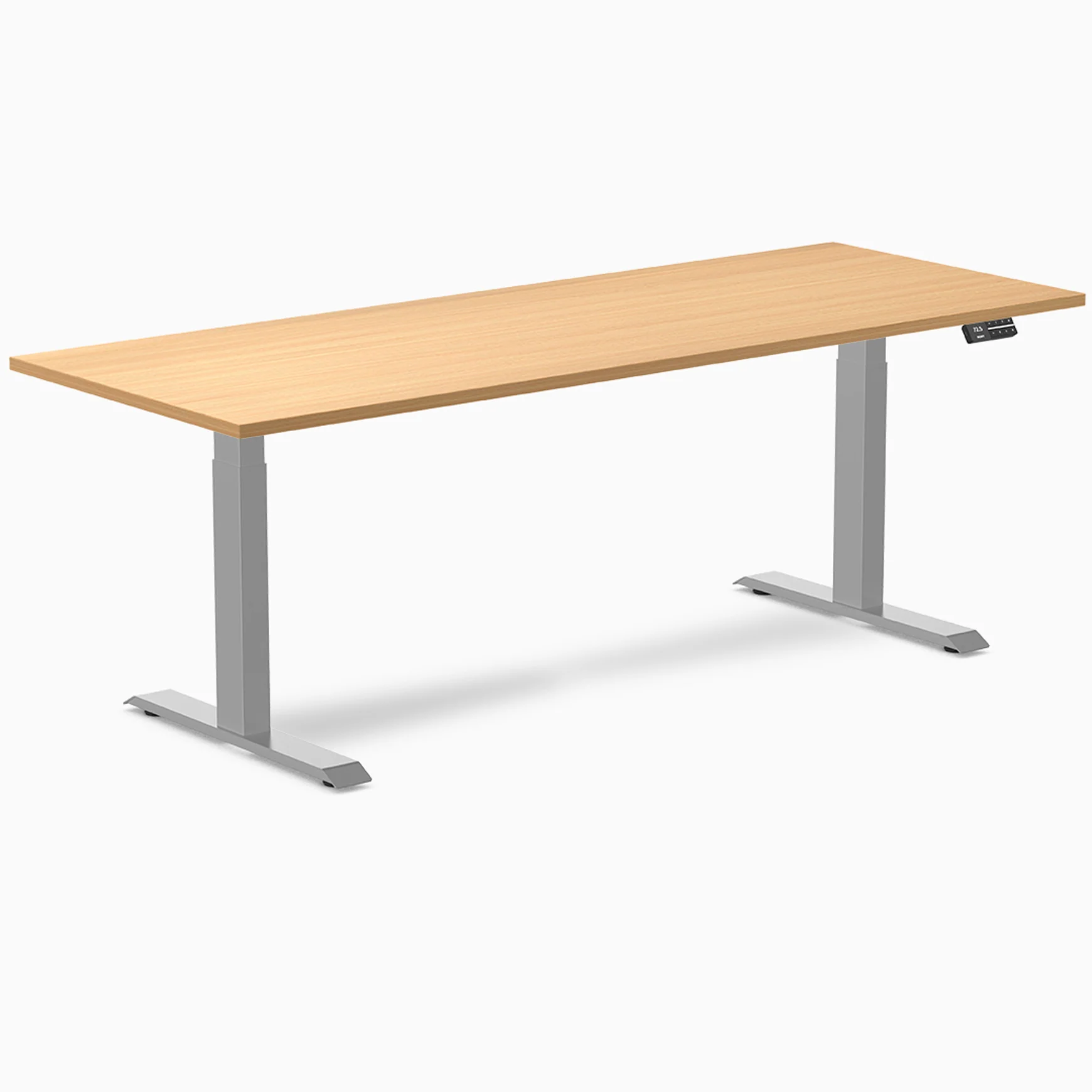 Desky Dual Laminate Sit Stand Desk - Image 132