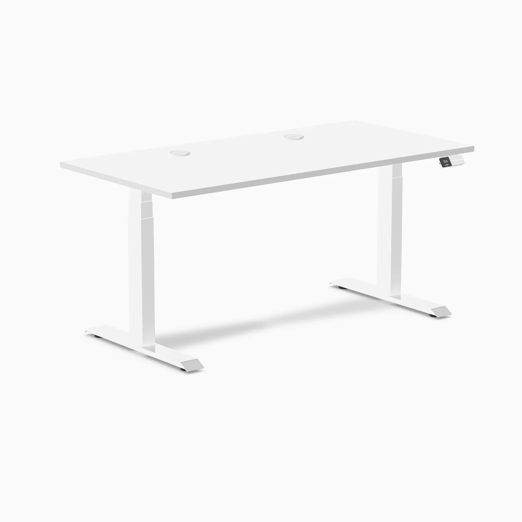 Desky Dual Laminate Sit Stand Desk - Image 137