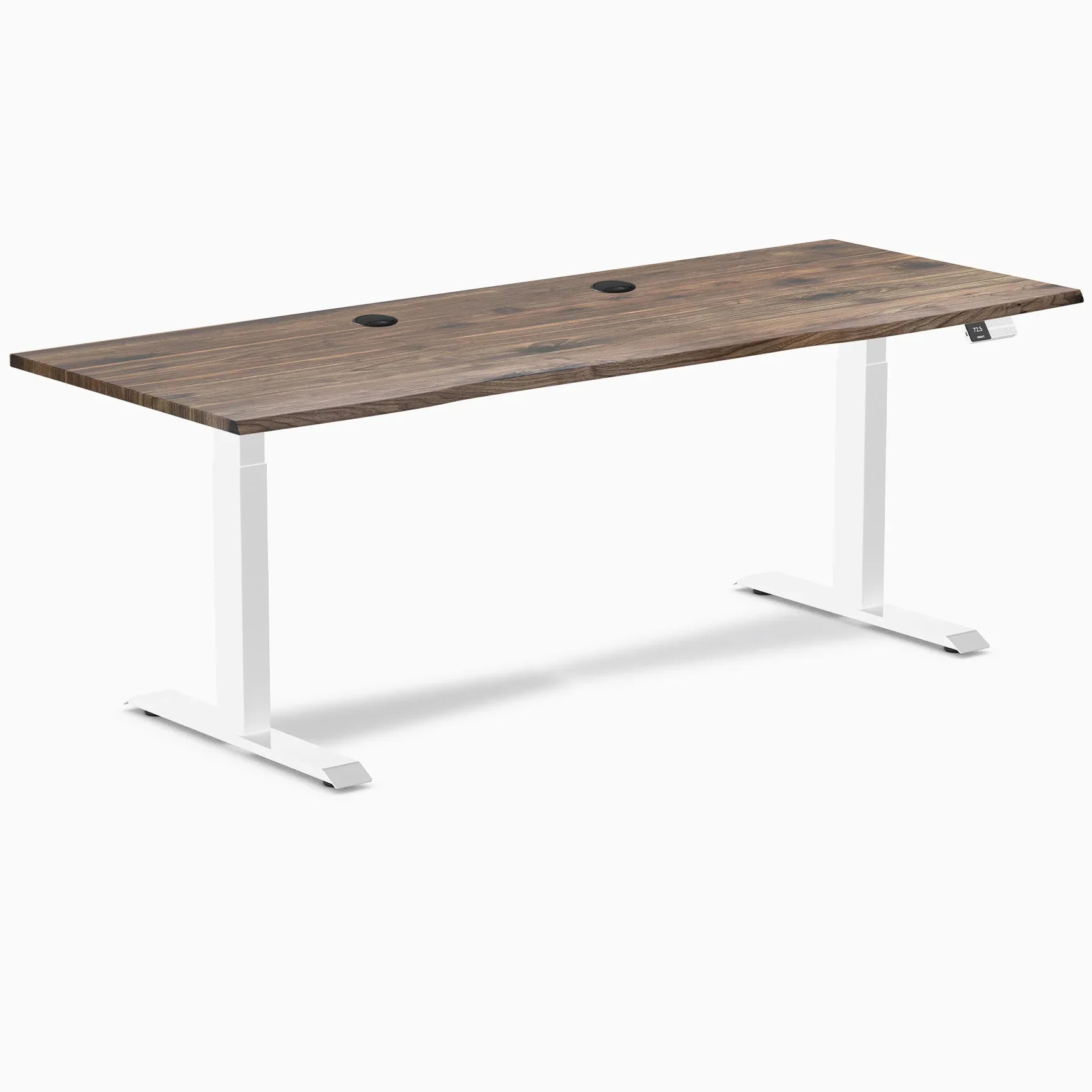 Desky Dual Laminate Sit Stand Desk - Image 155