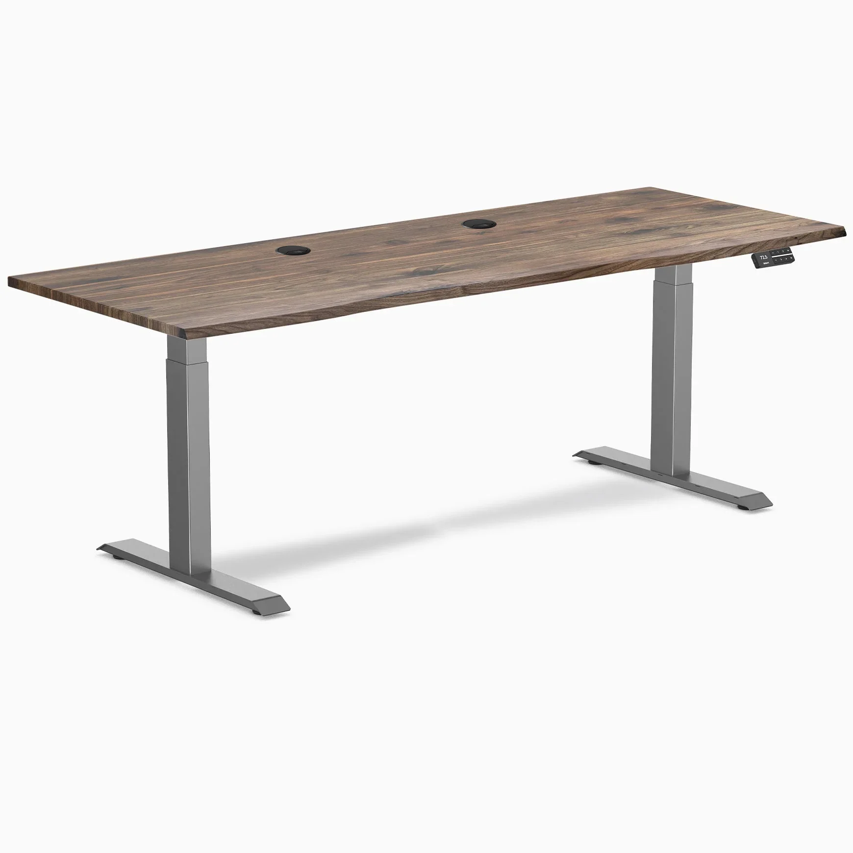 Desky Dual Laminate Sit Stand Desk - Image 156