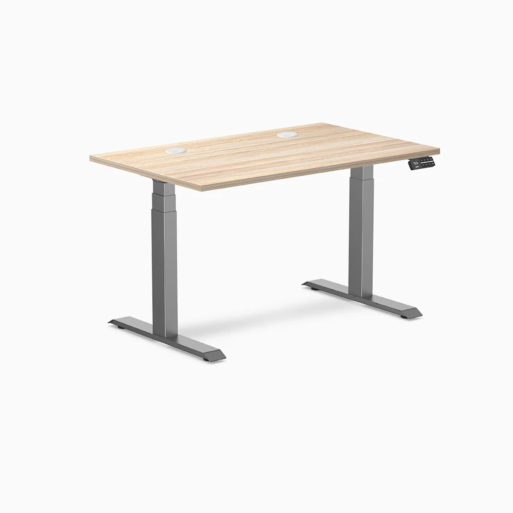 Desky Dual Laminate Sit Stand Desk - Image 159