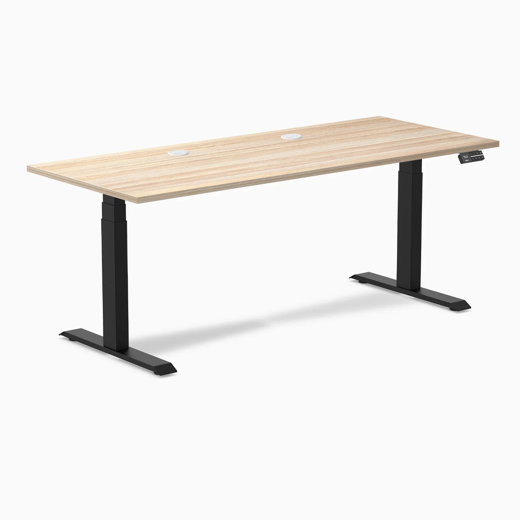 Desky Dual Laminate Sit Stand Desk - Image 163