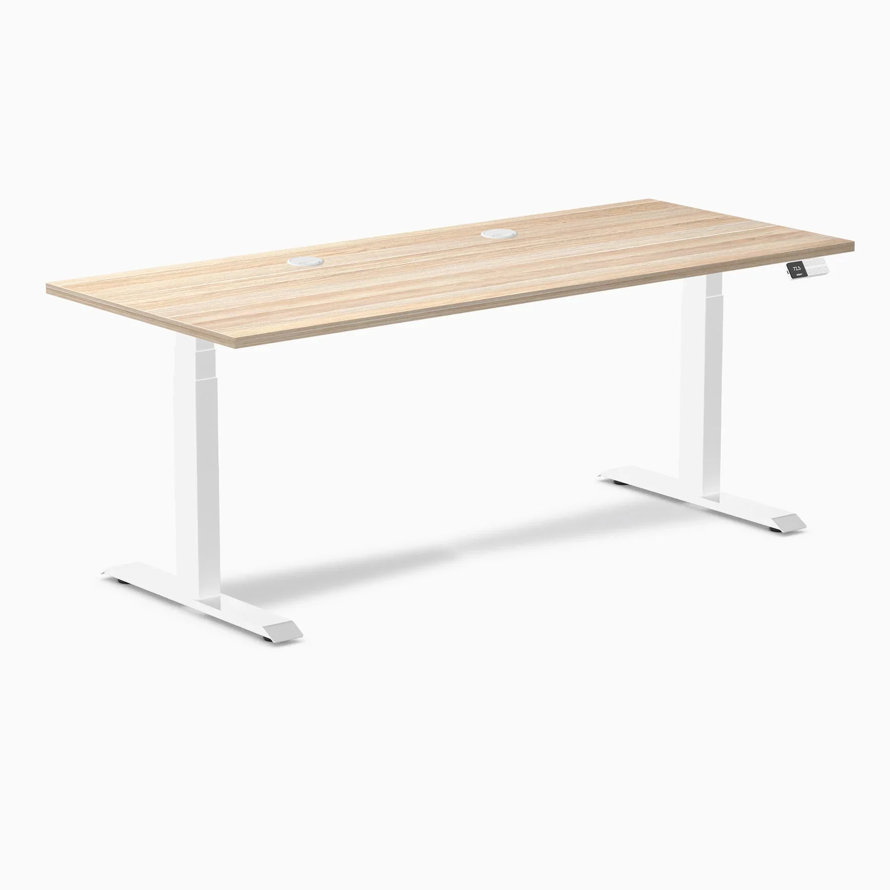 Desky Dual Laminate Sit Stand Desk - Image 164