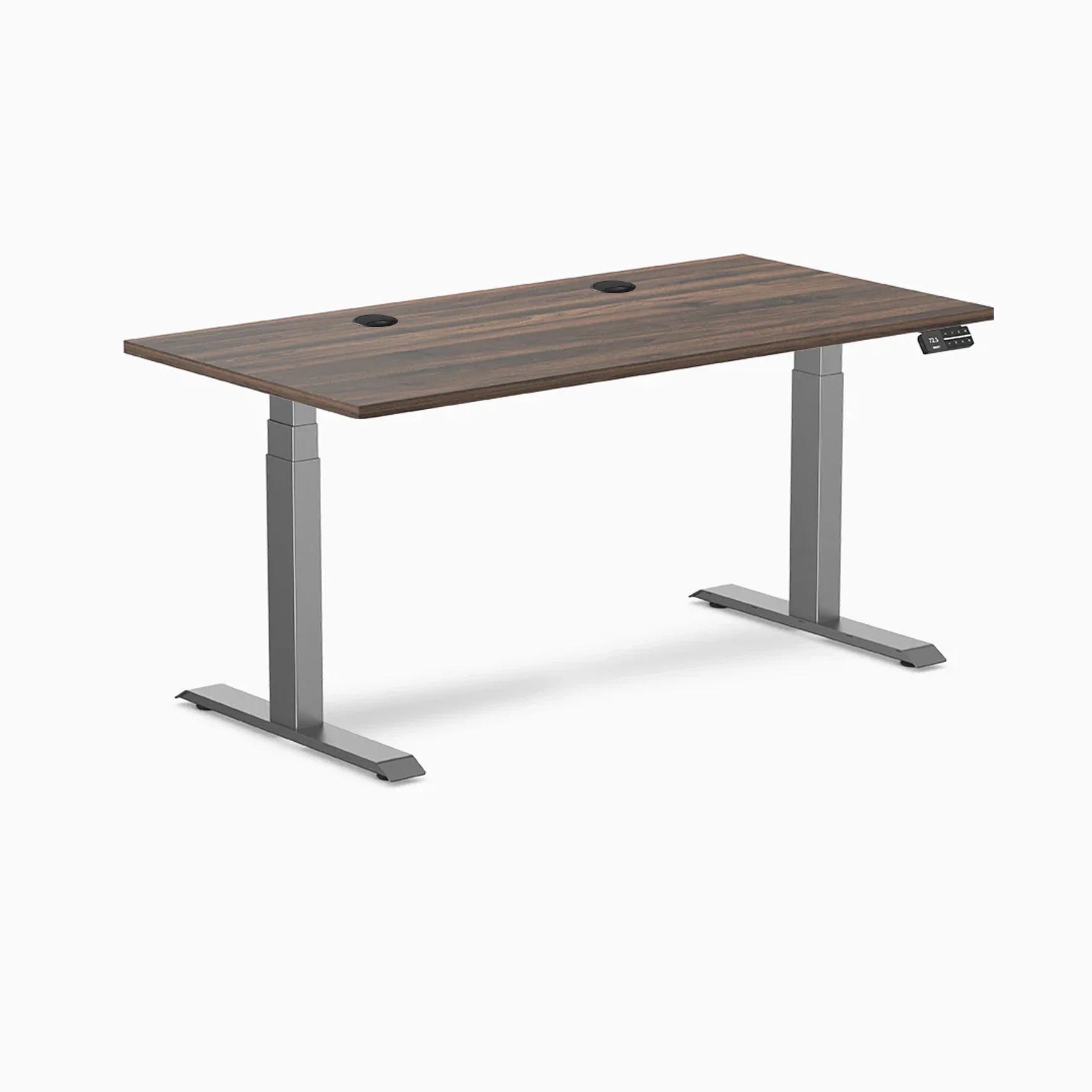 Desky Dual Laminate Sit Stand Desk - Image 171