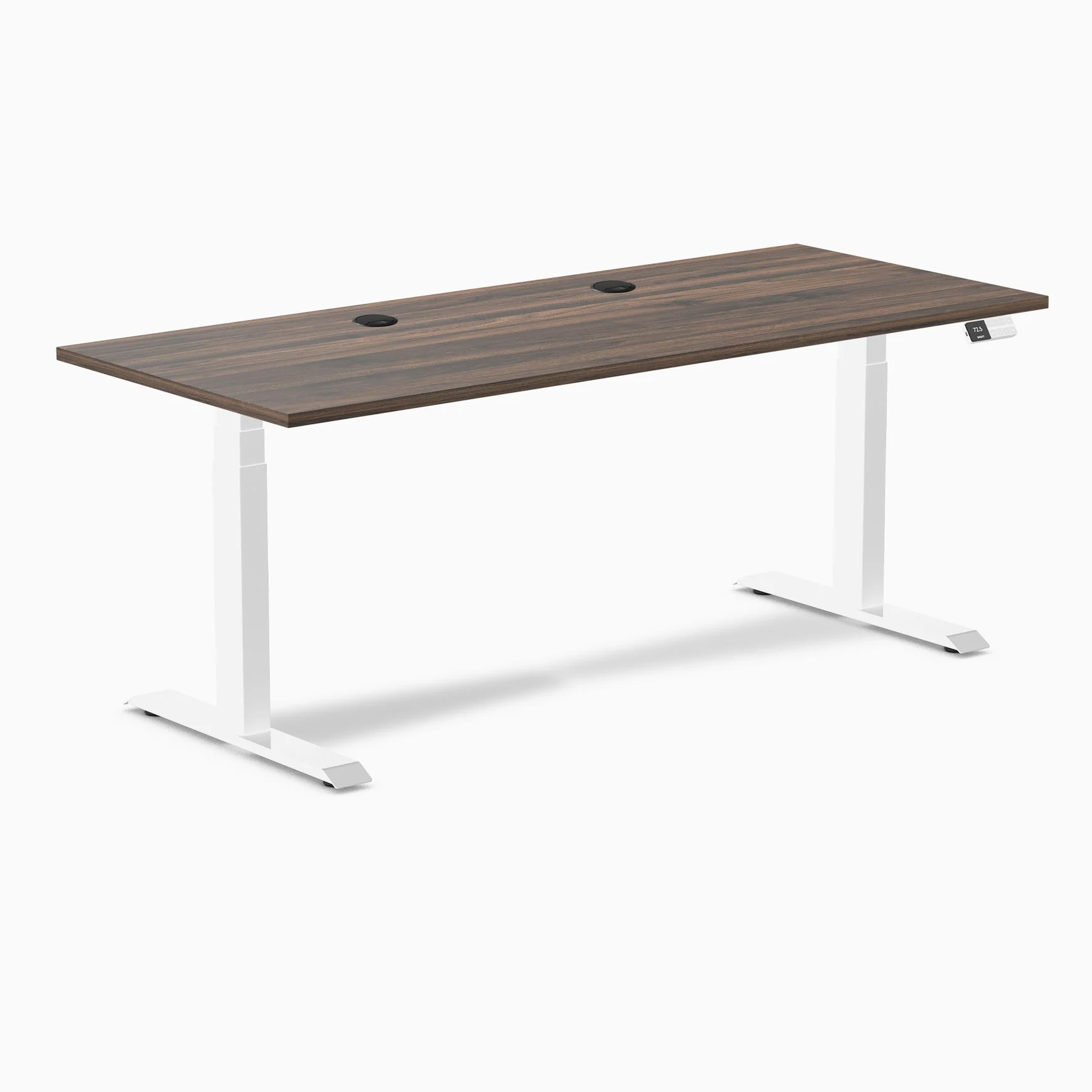 Desky Dual Laminate Sit Stand Desk - Image 173