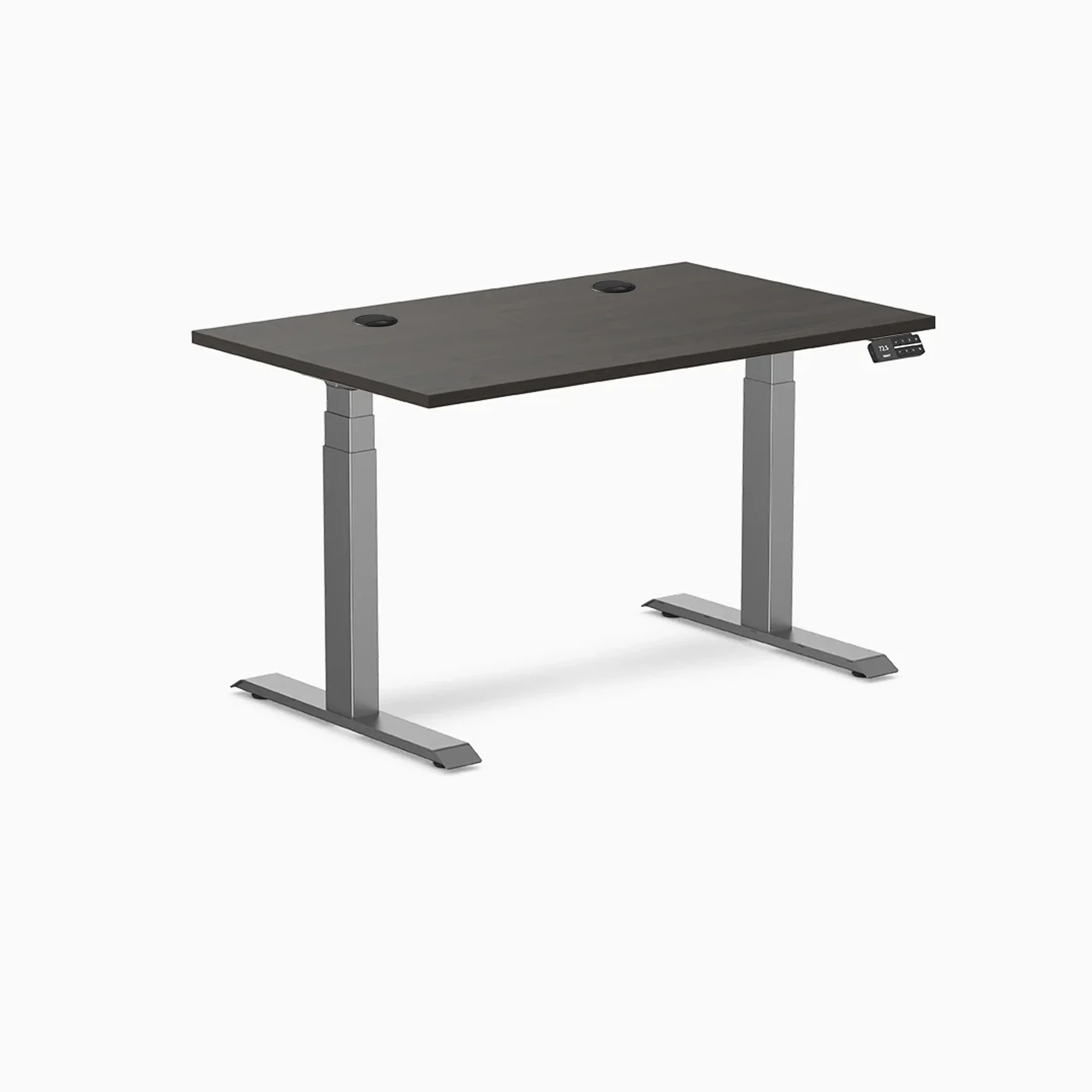 Desky Dual Laminate Sit Stand Desk - Image 177