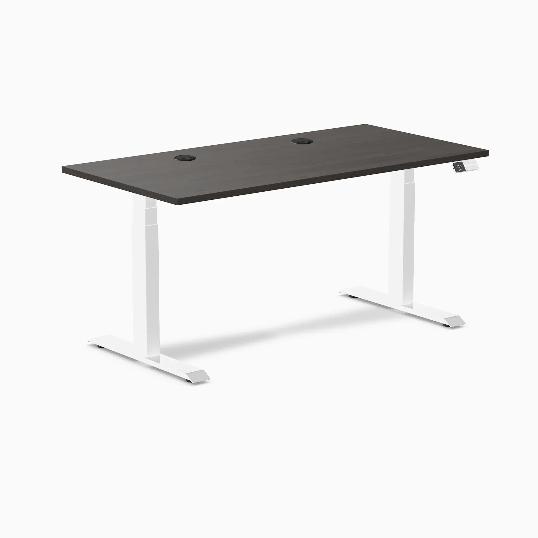 Desky Dual Laminate Sit Stand Desk - Image 179